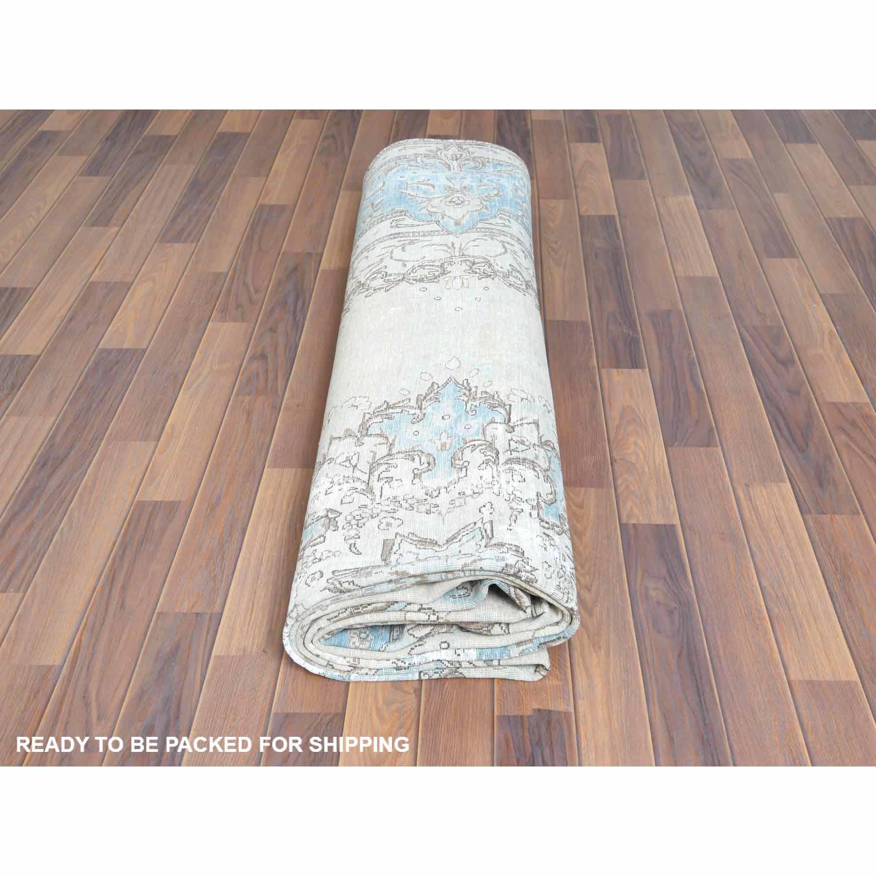 Overdyed-Vintage-Hand-Knotted-Rug-308560