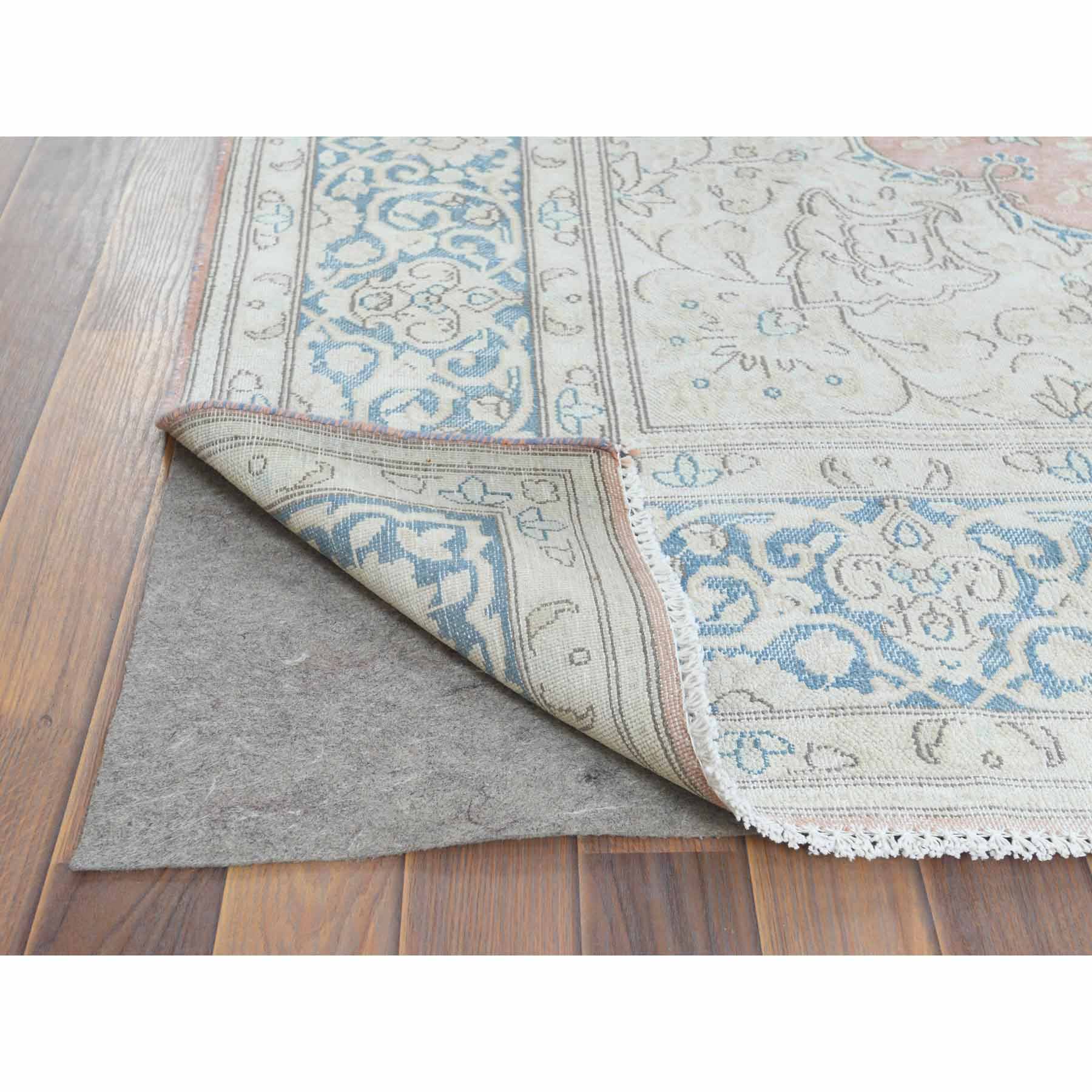 Overdyed-Vintage-Hand-Knotted-Rug-308595
