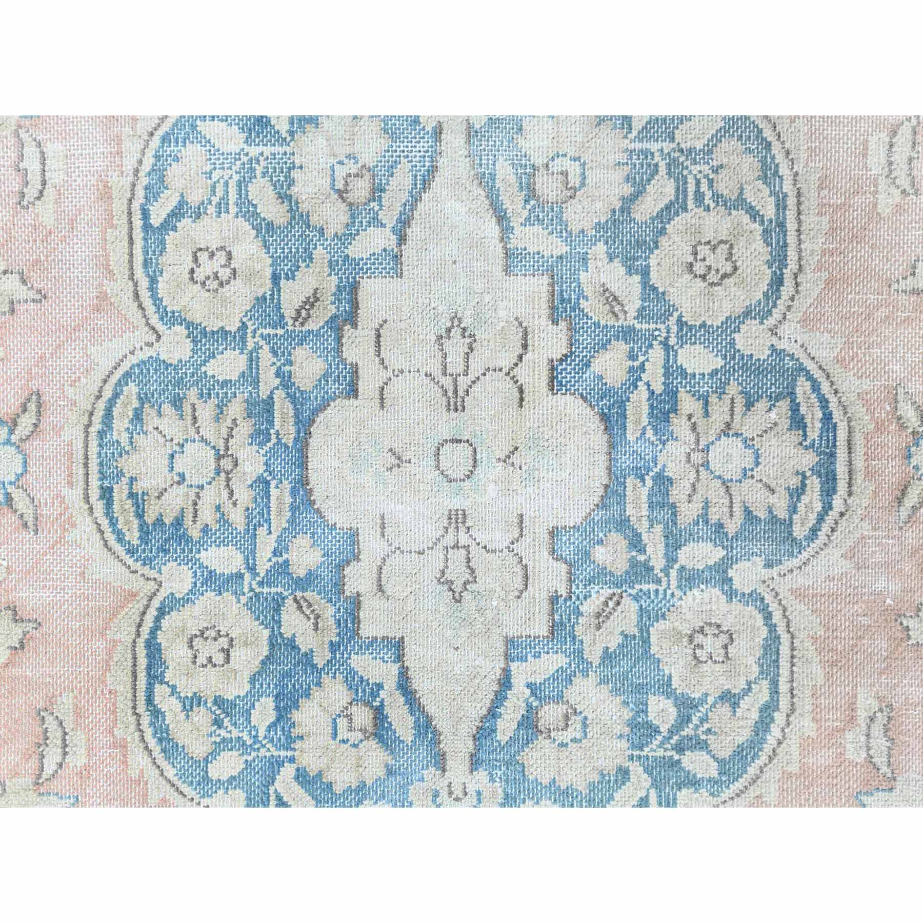 Overdyed-Vintage-Hand-Knotted-Rug-308595