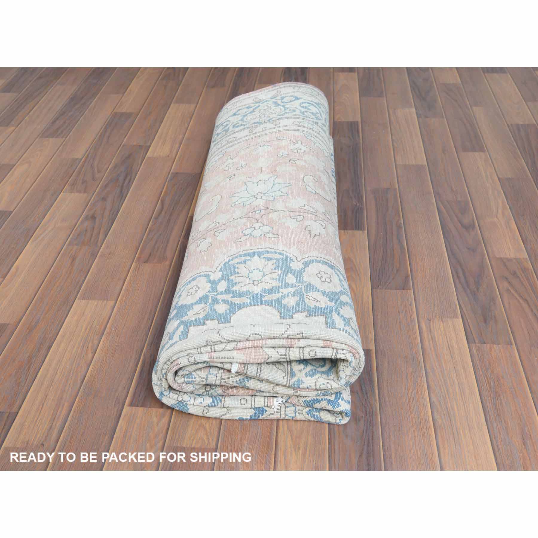 Overdyed-Vintage-Hand-Knotted-Rug-308595