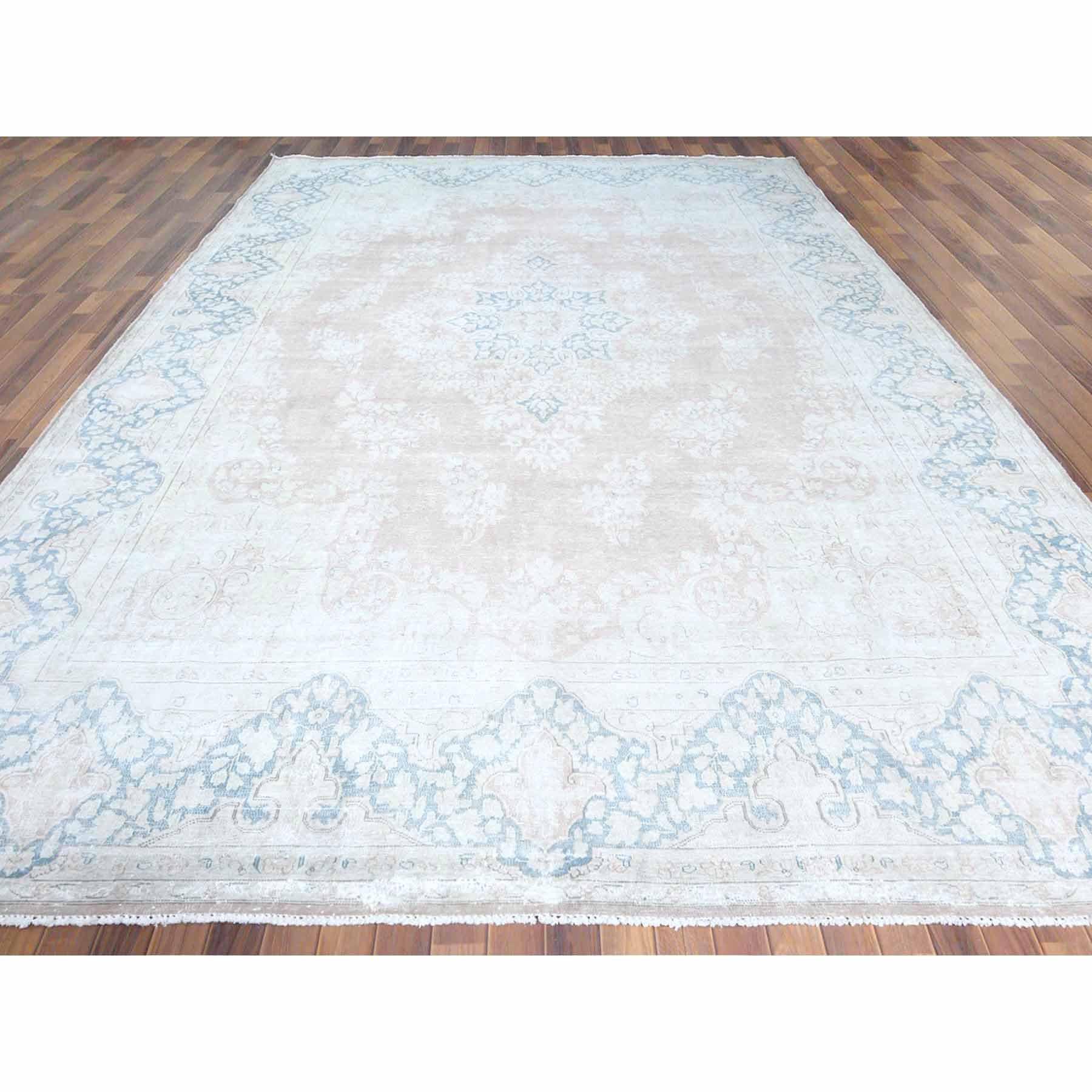 Overdyed-Vintage-Hand-Knotted-Rug-308625