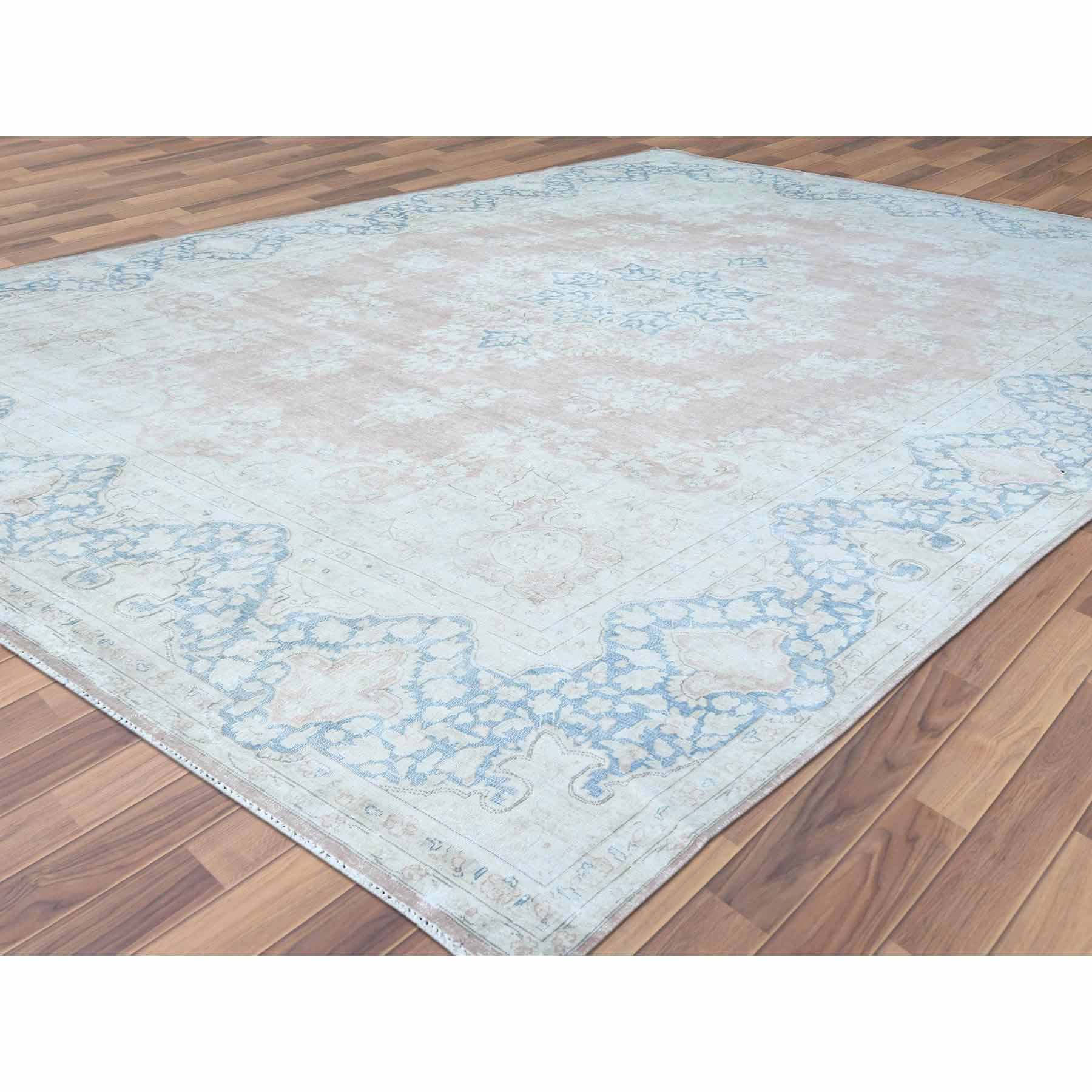 Overdyed-Vintage-Hand-Knotted-Rug-308625