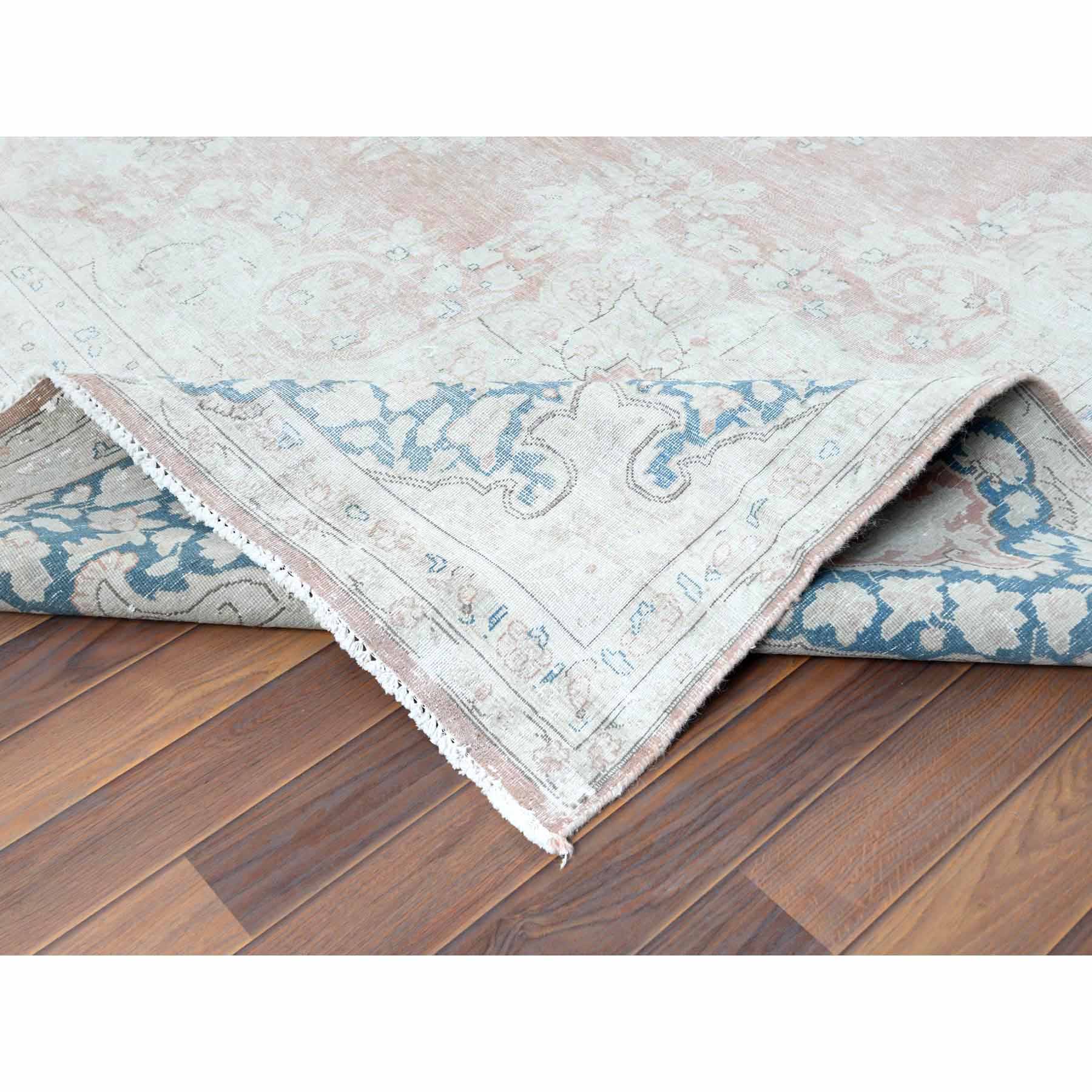 Overdyed-Vintage-Hand-Knotted-Rug-308625