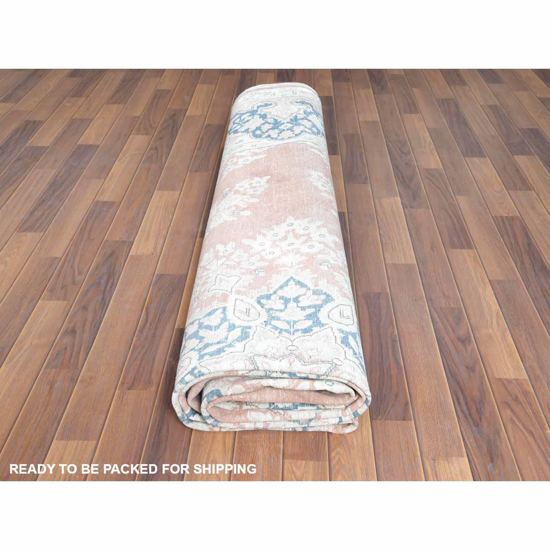 Overdyed-Vintage-Hand-Knotted-Rug-308625