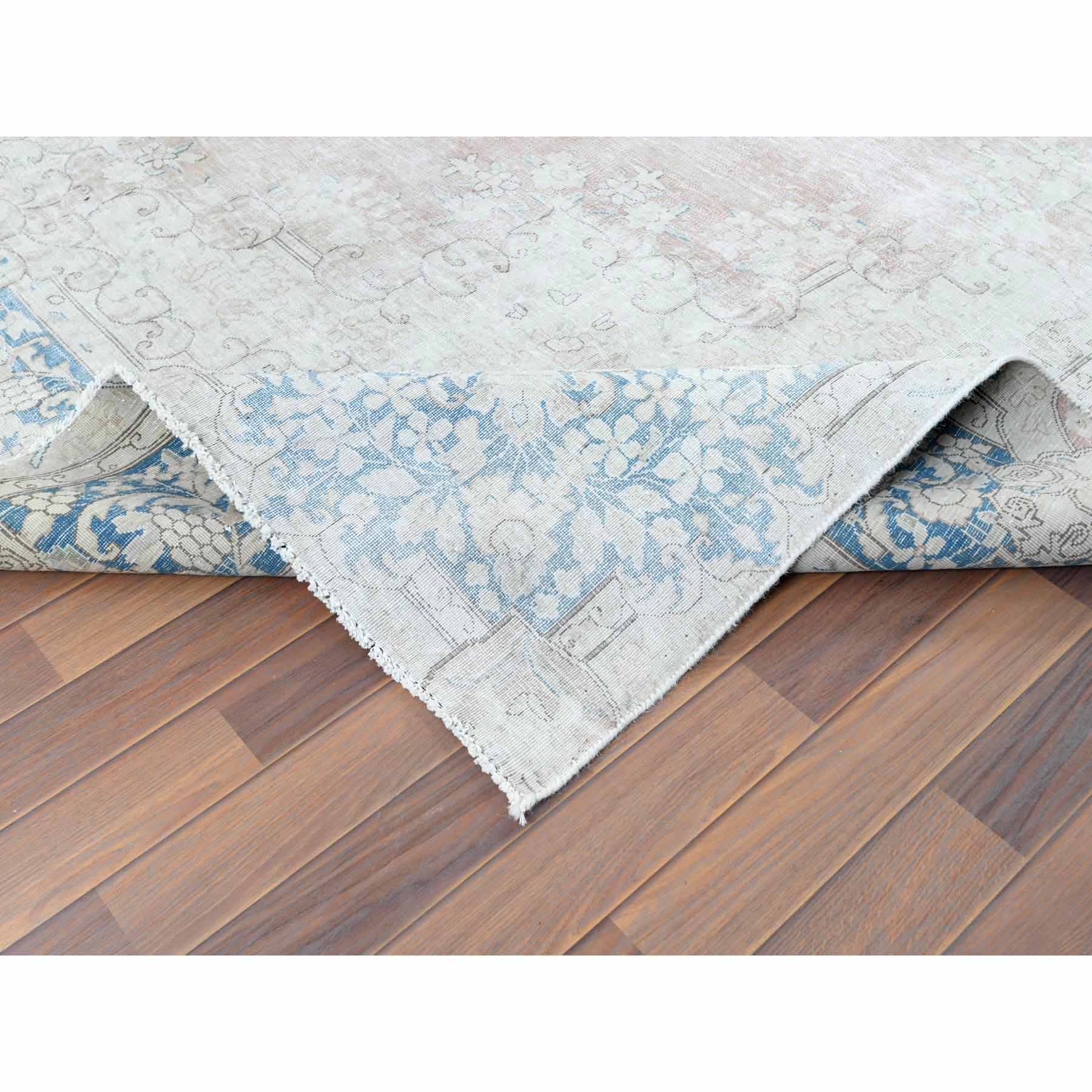Overdyed-Vintage-Hand-Knotted-Rug-308640