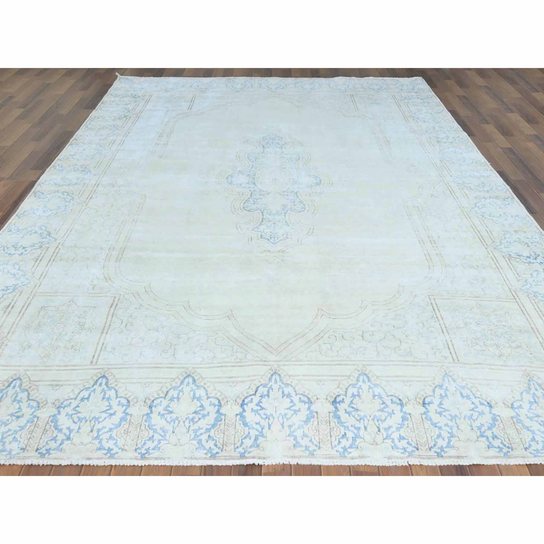 Overdyed-Vintage-Hand-Knotted-Rug-308660