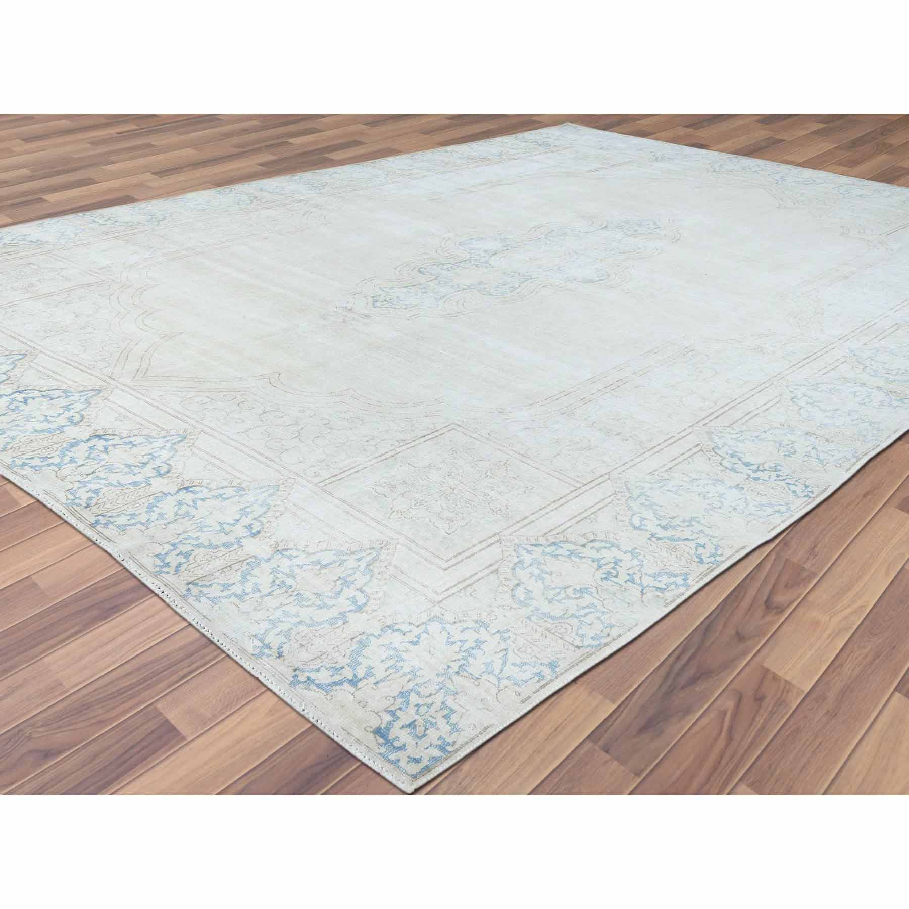 Overdyed-Vintage-Hand-Knotted-Rug-308660