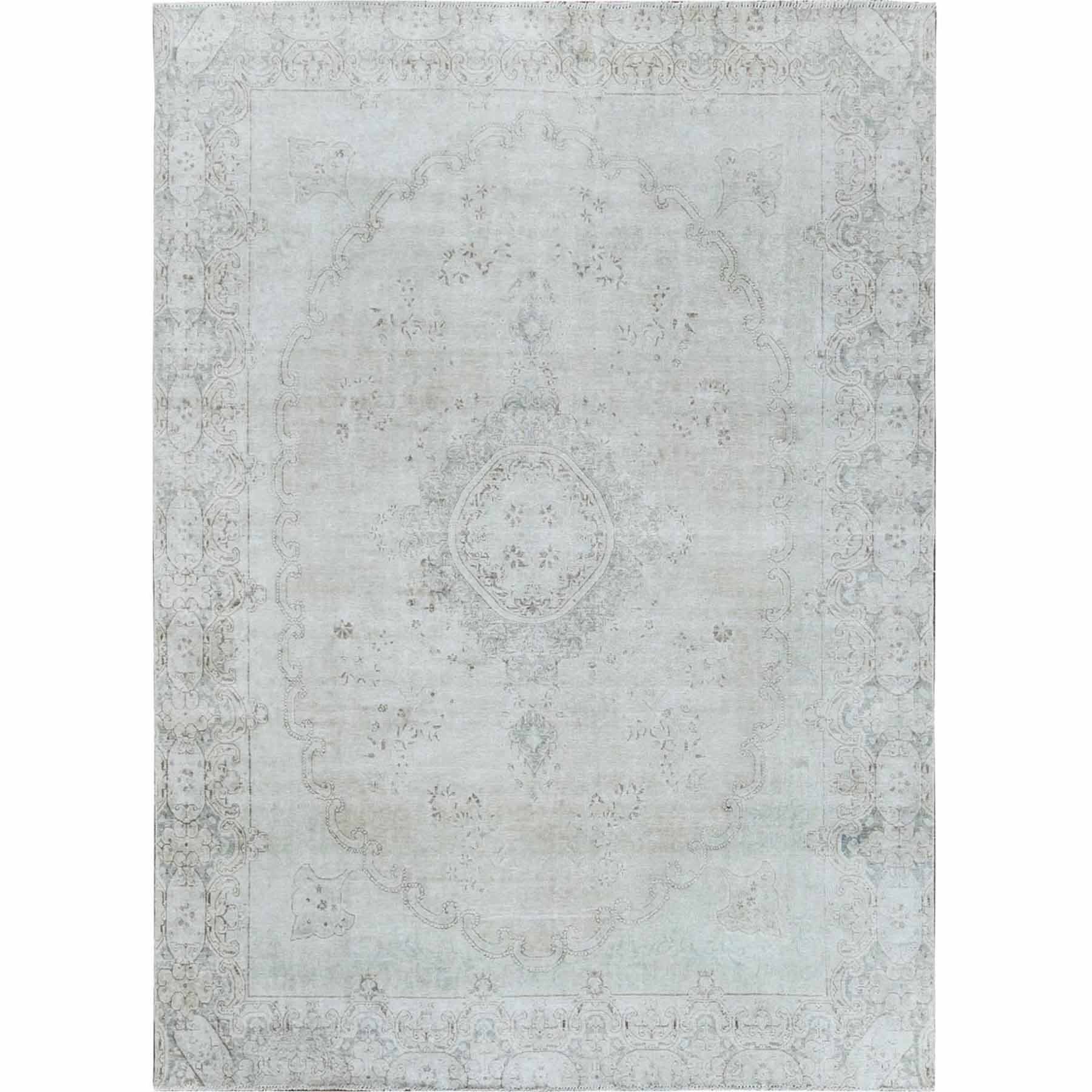 Overdyed-Vintage-Hand-Knotted-Rug-308670