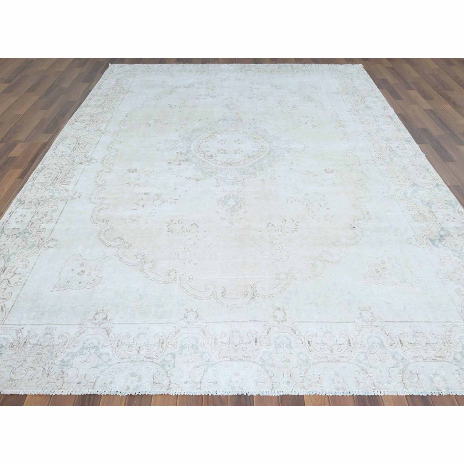 Overdyed-Vintage-Hand-Knotted-Rug-308670