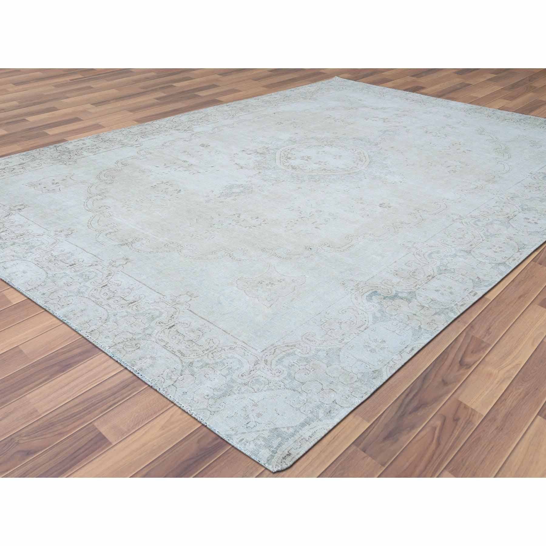 Overdyed-Vintage-Hand-Knotted-Rug-308670