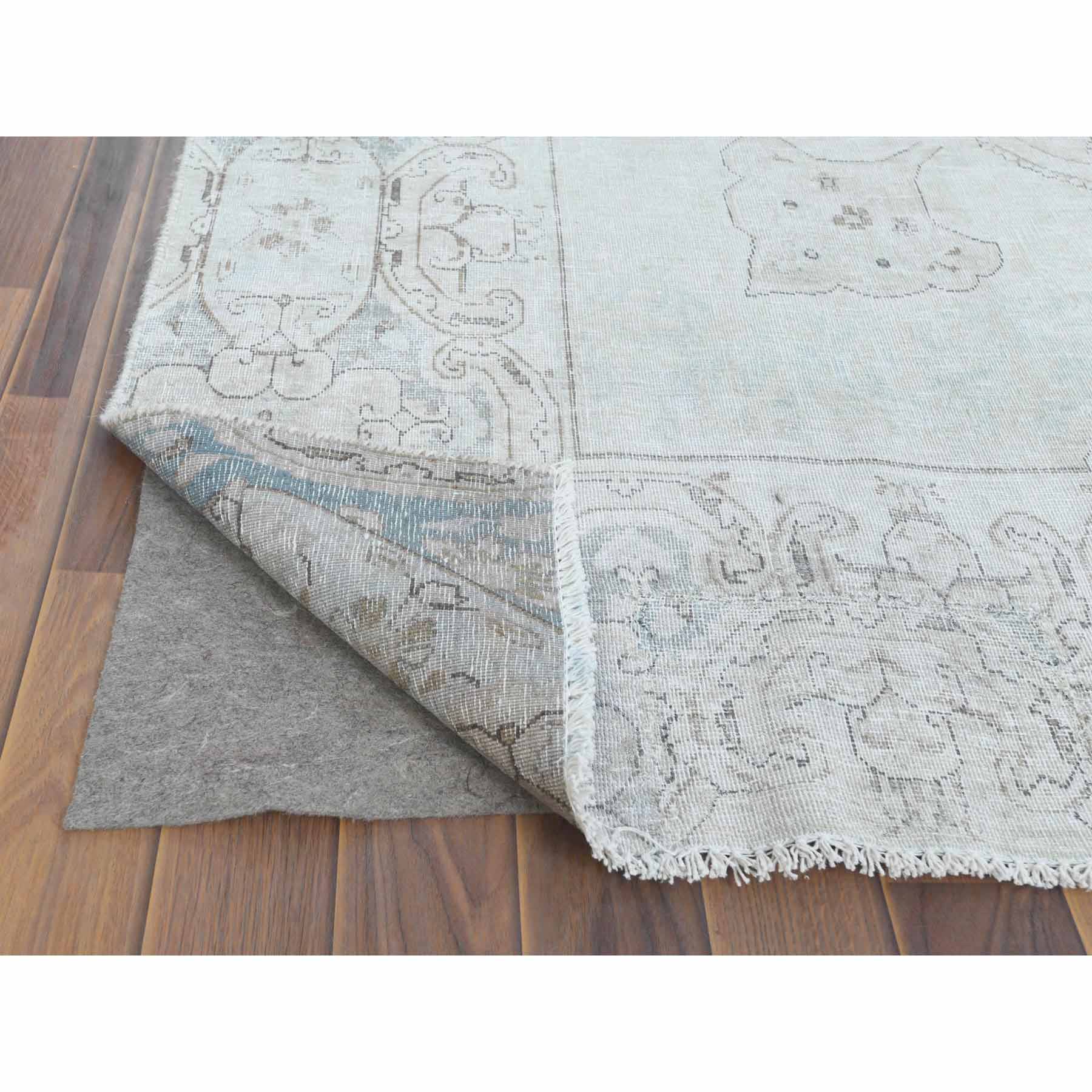 Overdyed-Vintage-Hand-Knotted-Rug-308670
