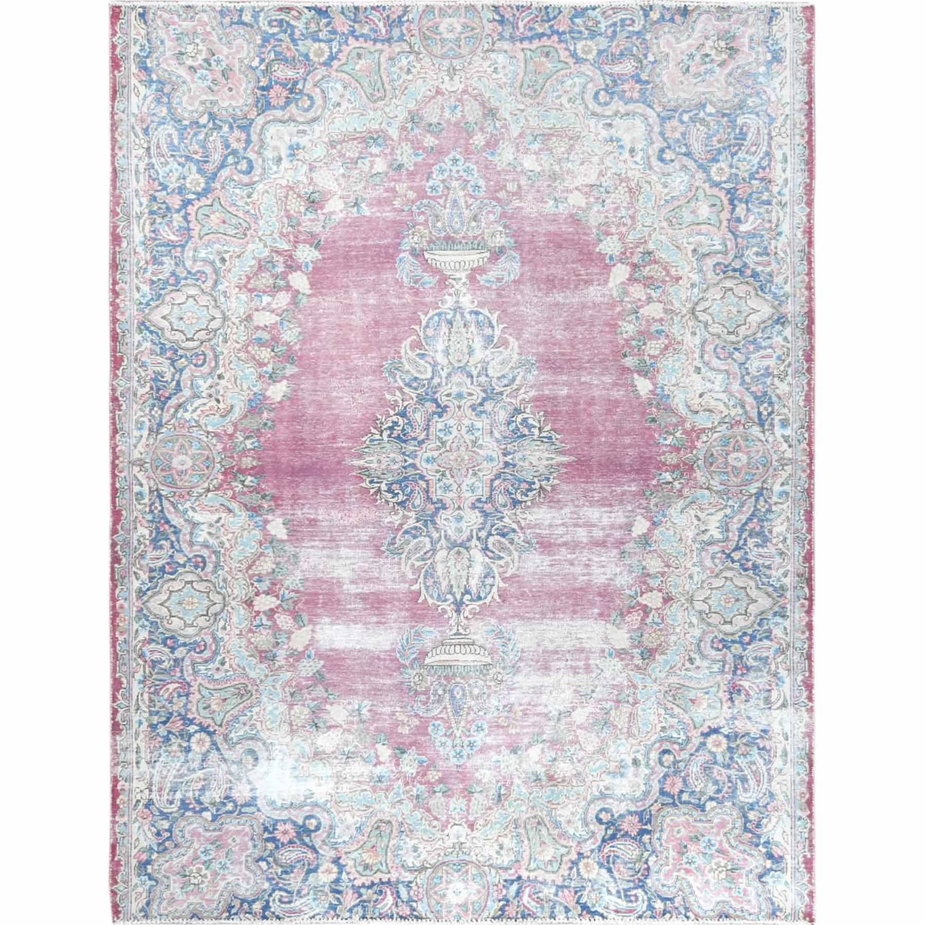 Vintage-Hand-Knotted-Rug-308720