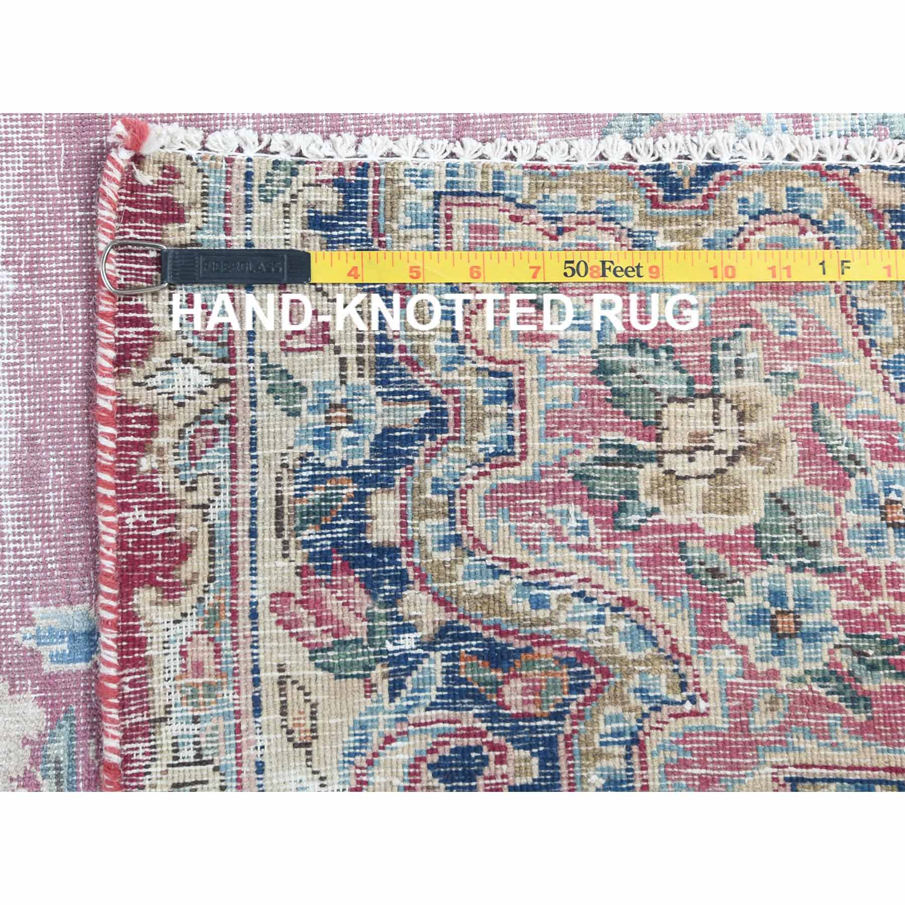 Overdyed-Vintage-Hand-Knotted-Rug-308720