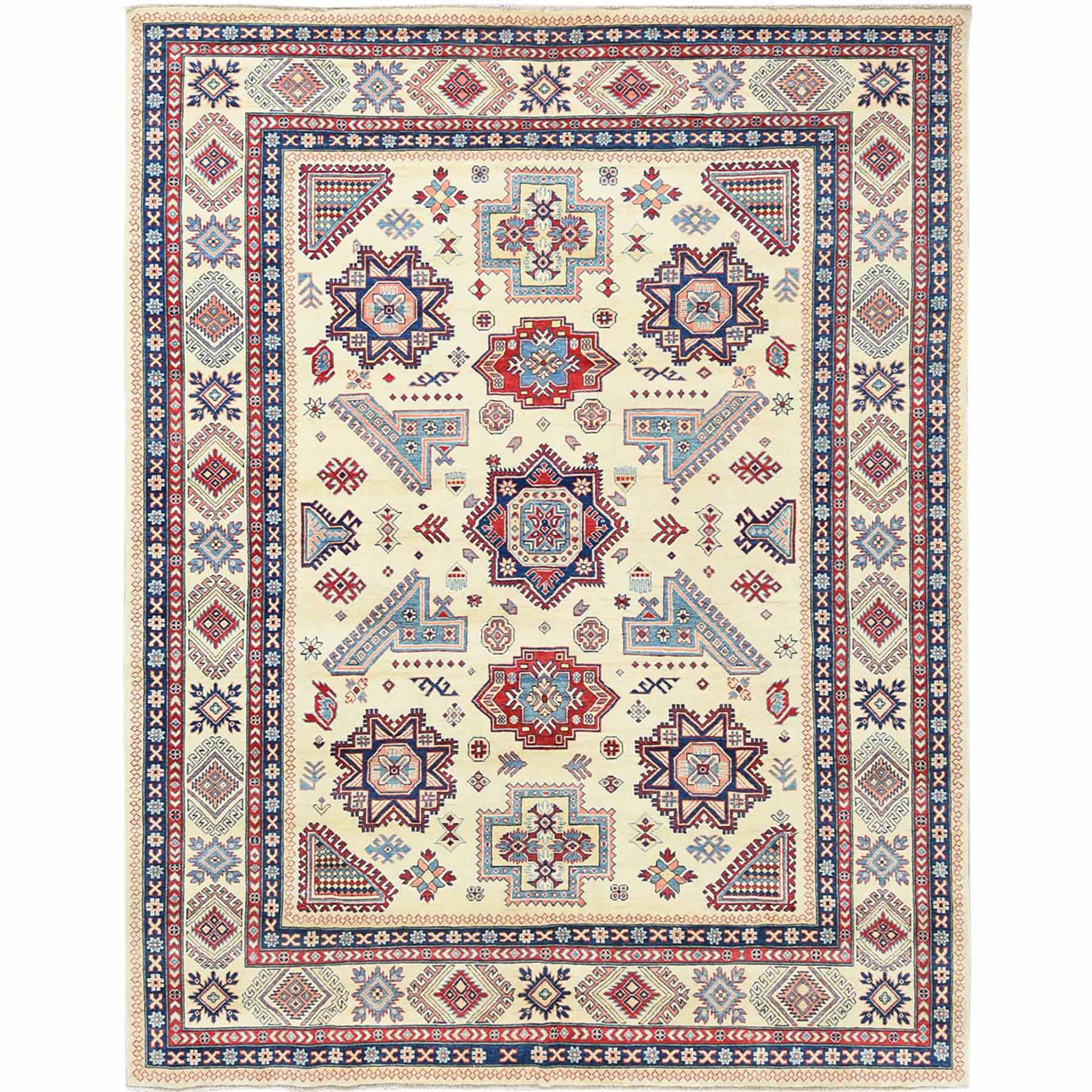 Kazak-Hand-Knotted-Rug-307660