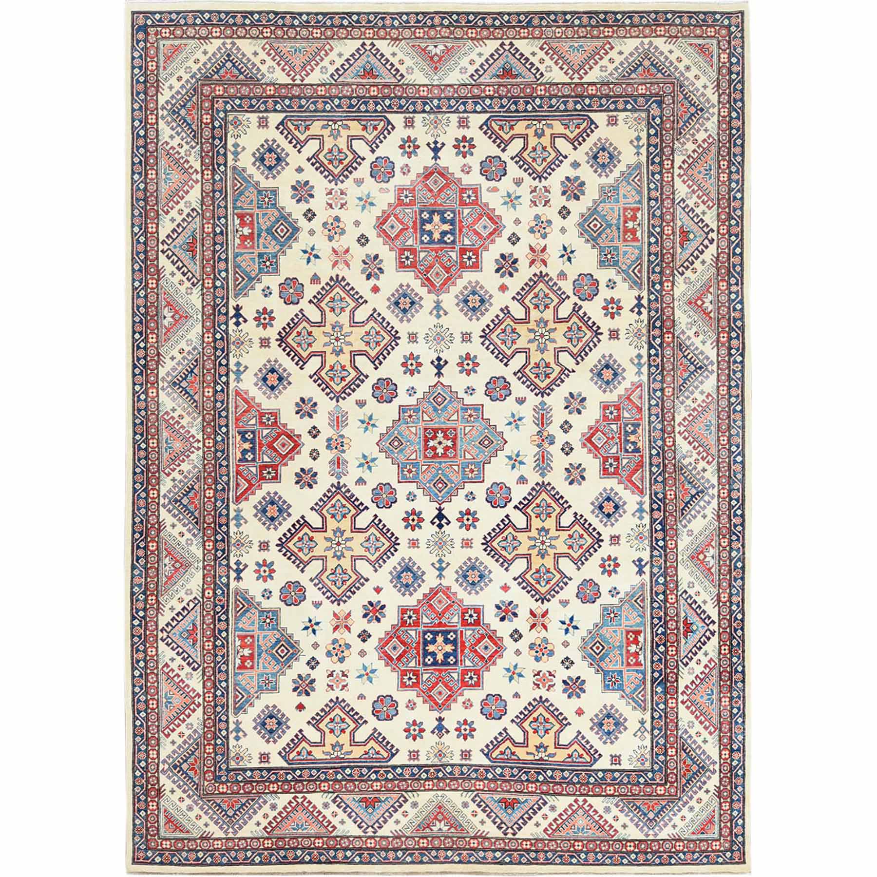 Kazak-Hand-Knotted-Rug-307680