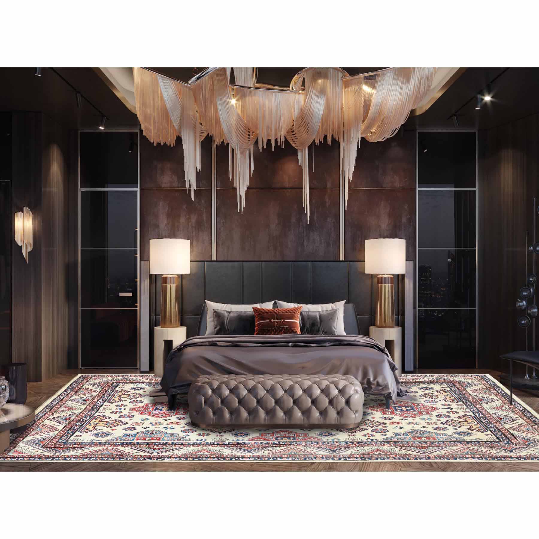 Kazak-Hand-Knotted-Rug-307680