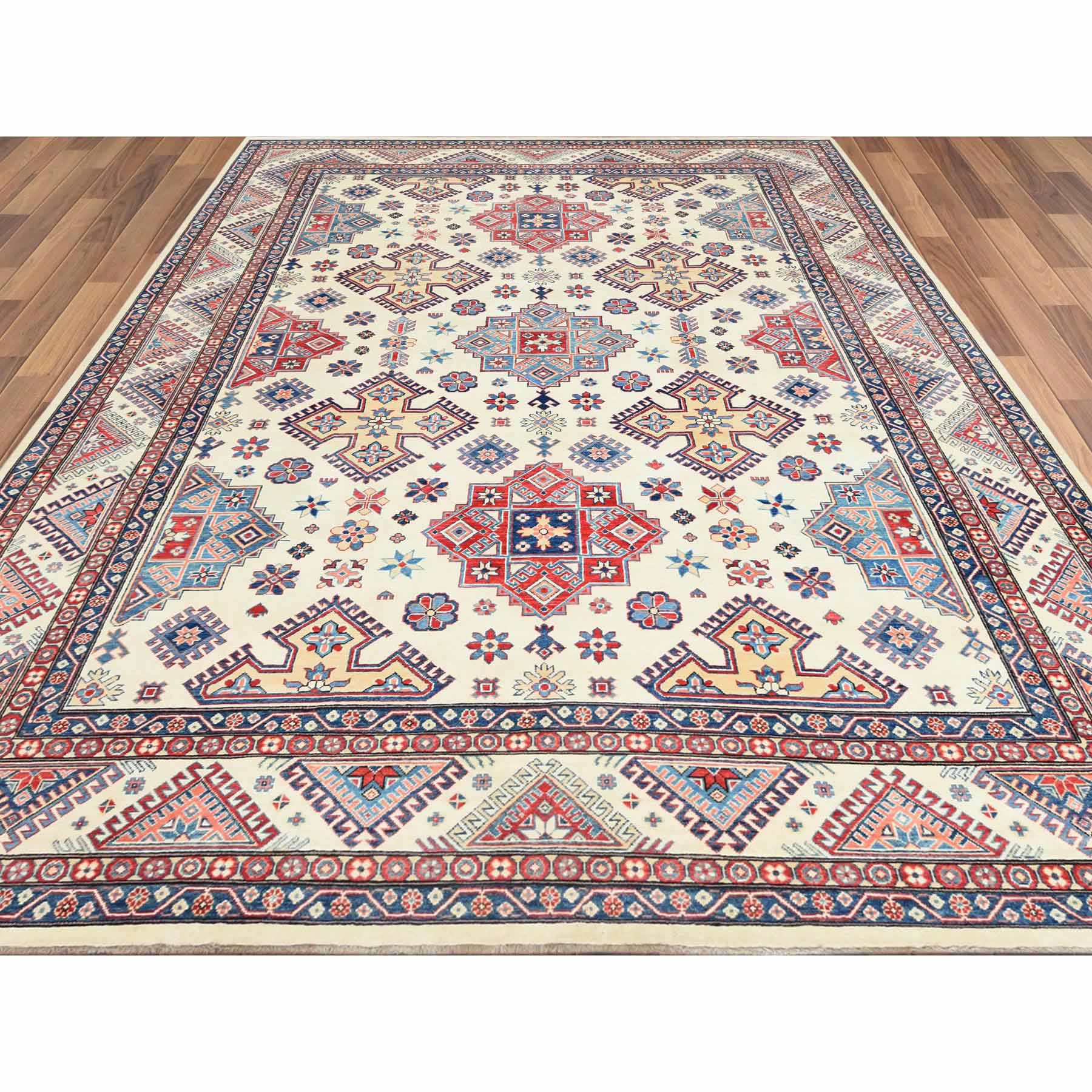 Kazak-Hand-Knotted-Rug-307680