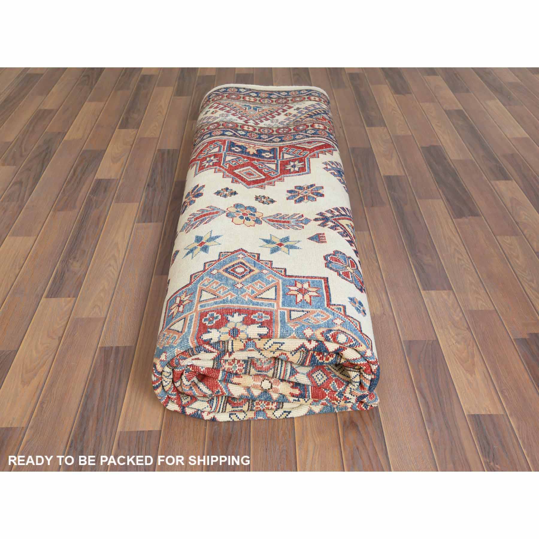 Kazak-Hand-Knotted-Rug-307680