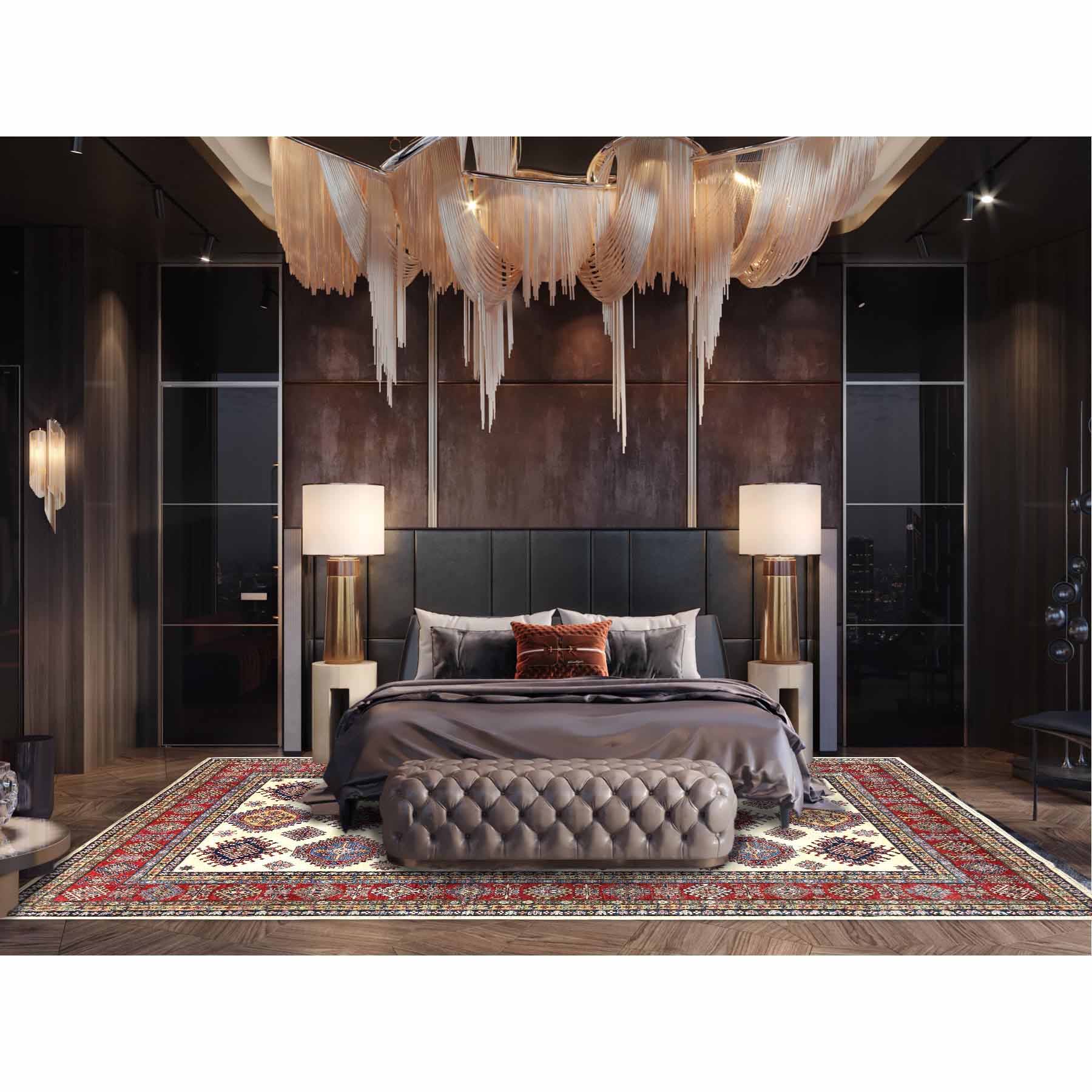 Kazak-Hand-Knotted-Rug-308260
