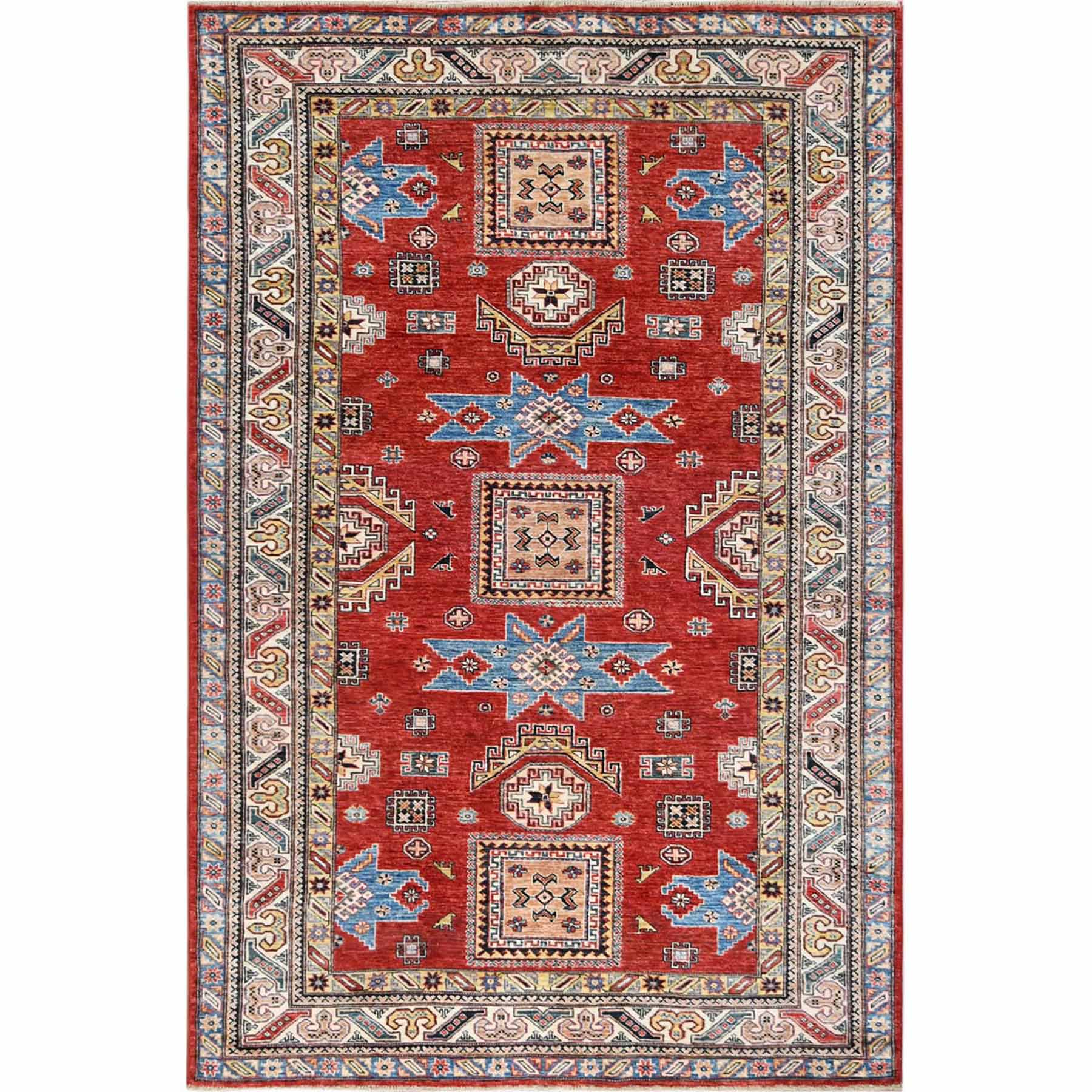 Kazak-Hand-Knotted-Rug-308285