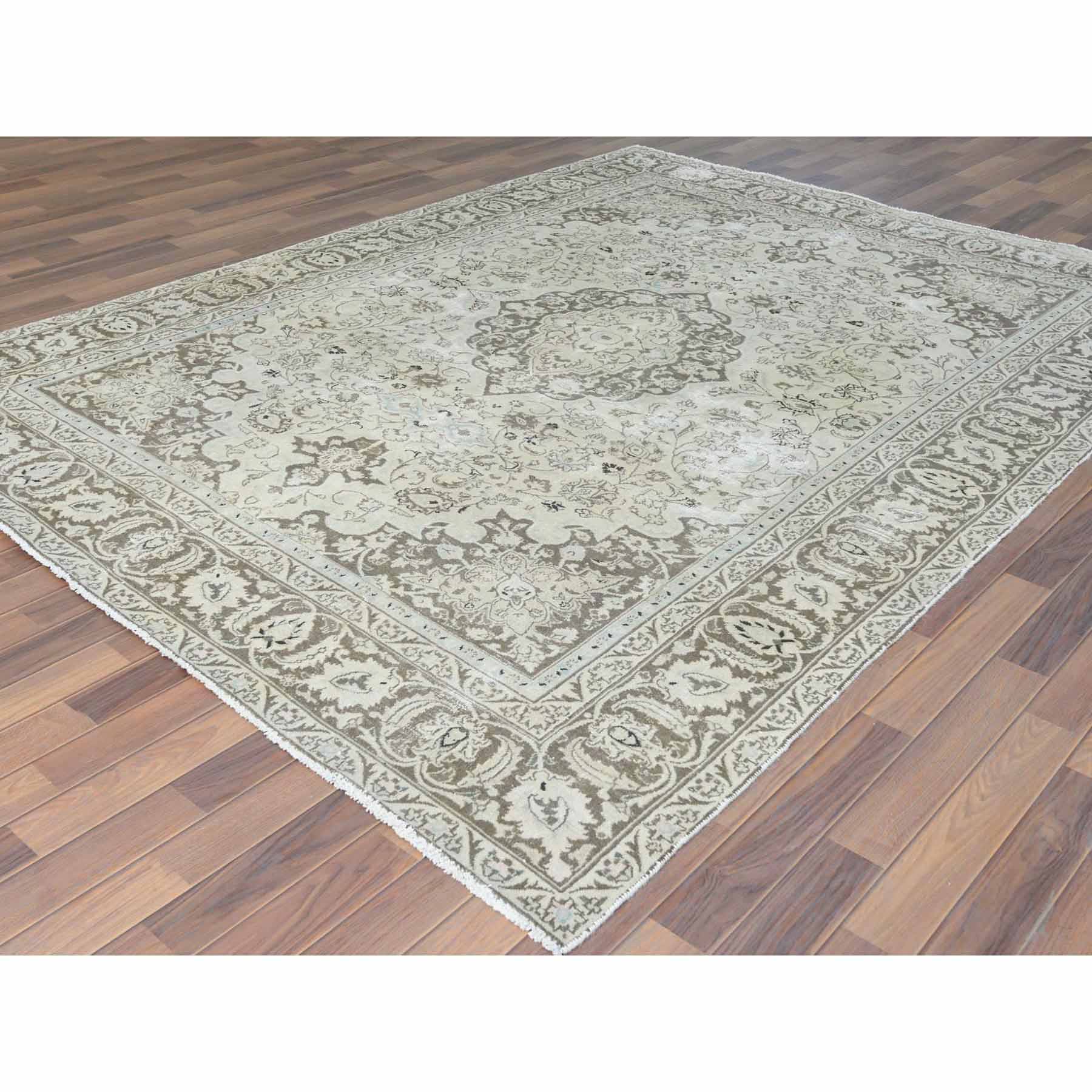 Overdyed-Vintage-Hand-Knotted-Rug-307515