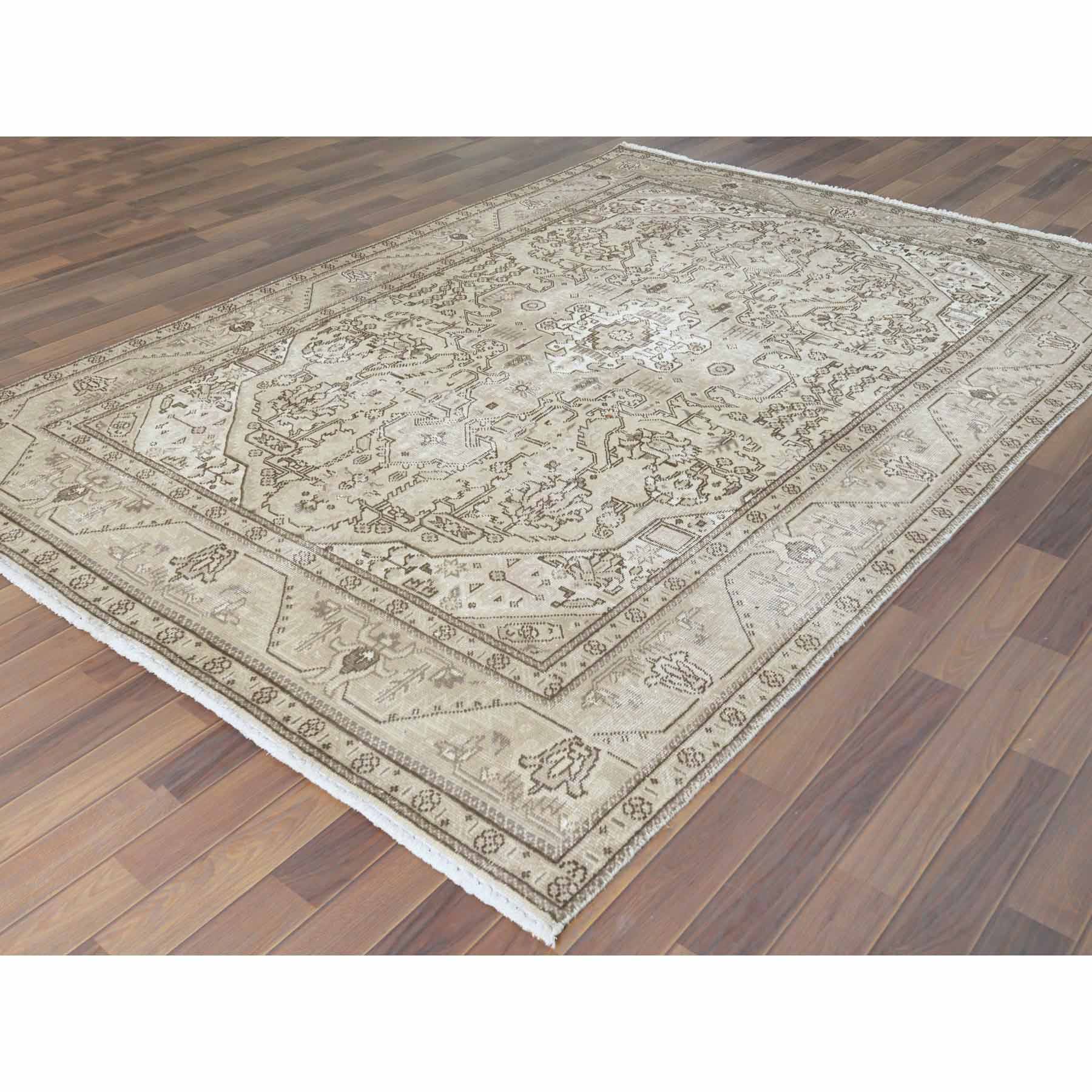 Overdyed-Vintage-Hand-Knotted-Rug-307910