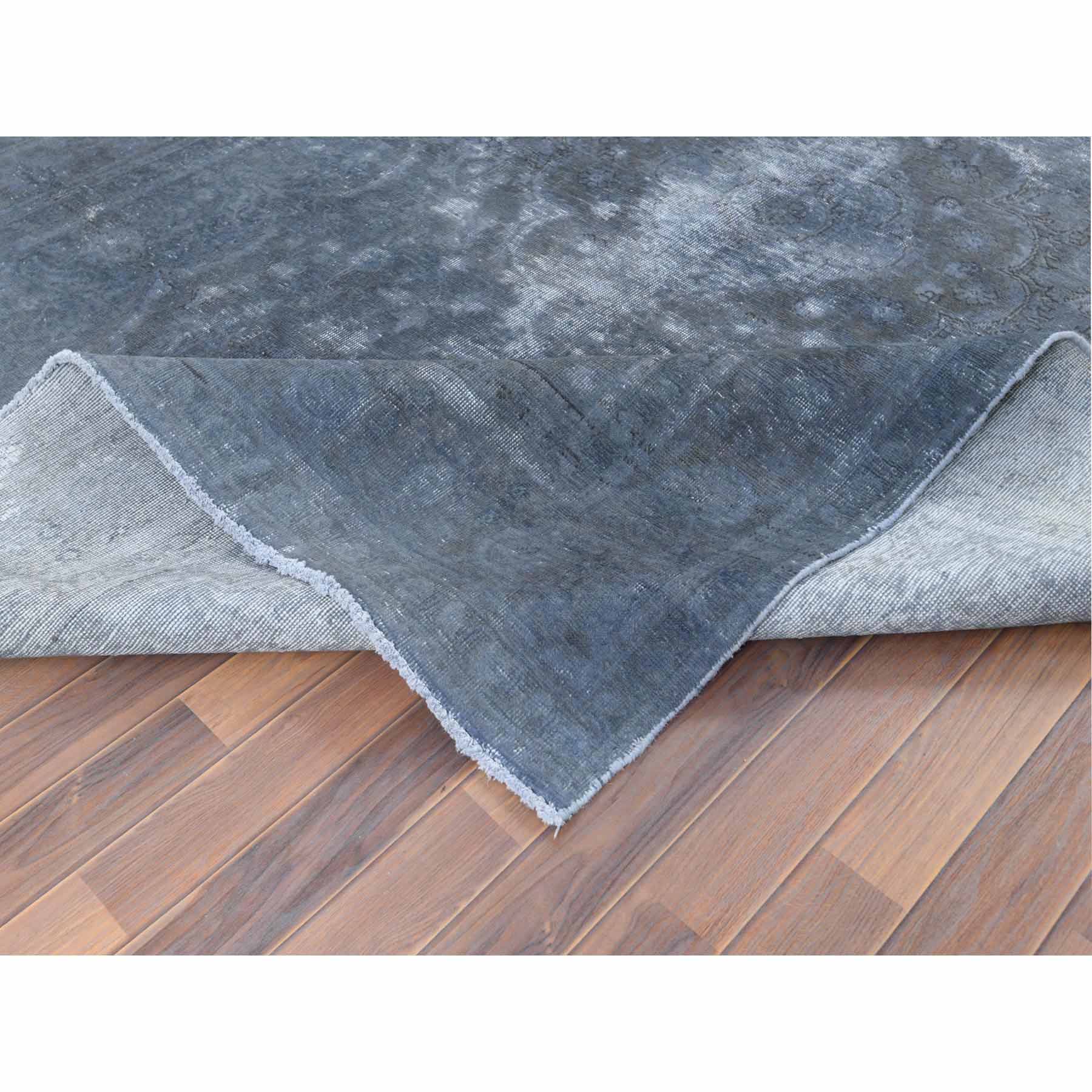 Overdyed-Vintage-Hand-Knotted-Rug-307985