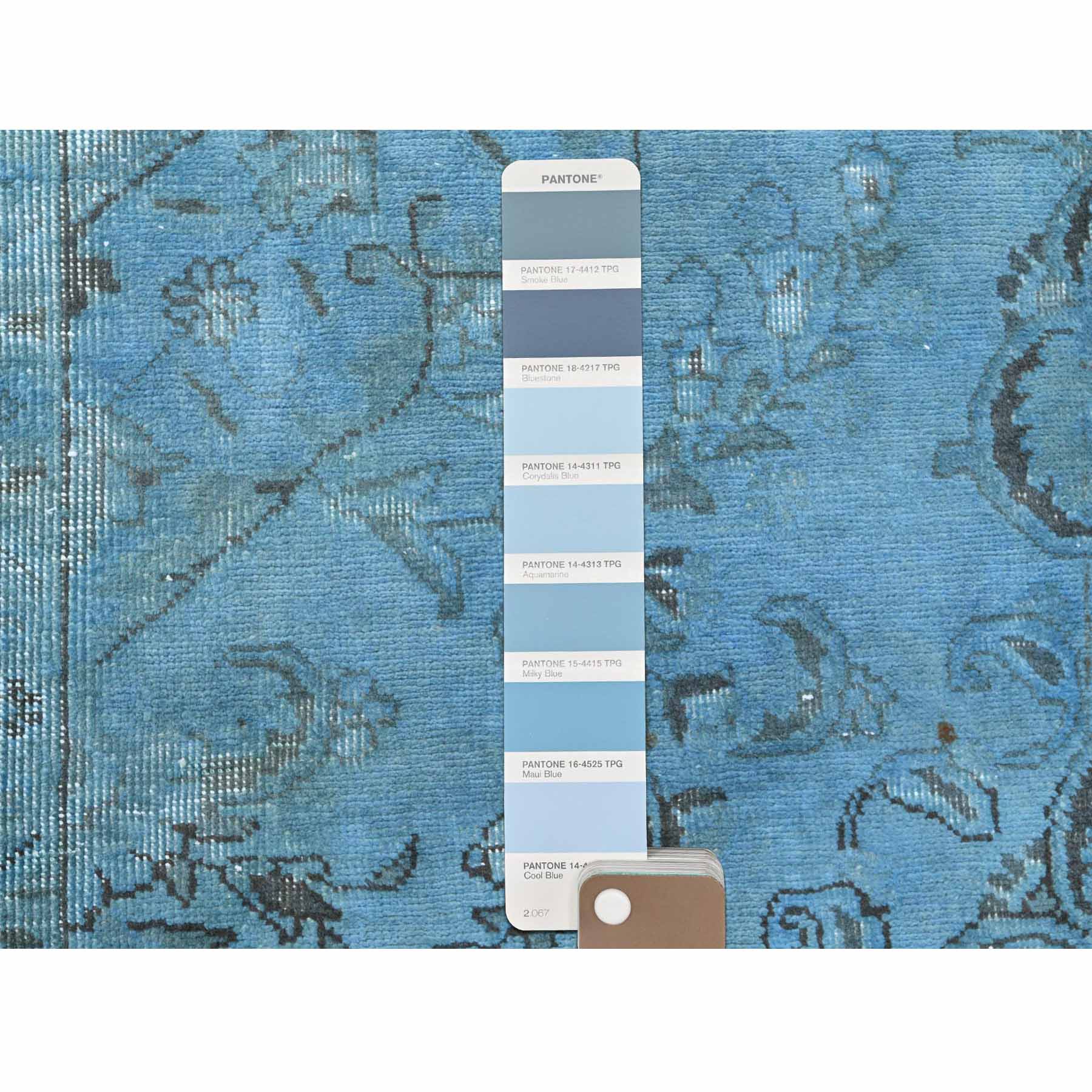 Overdyed-Vintage-Hand-Knotted-Rug-308090