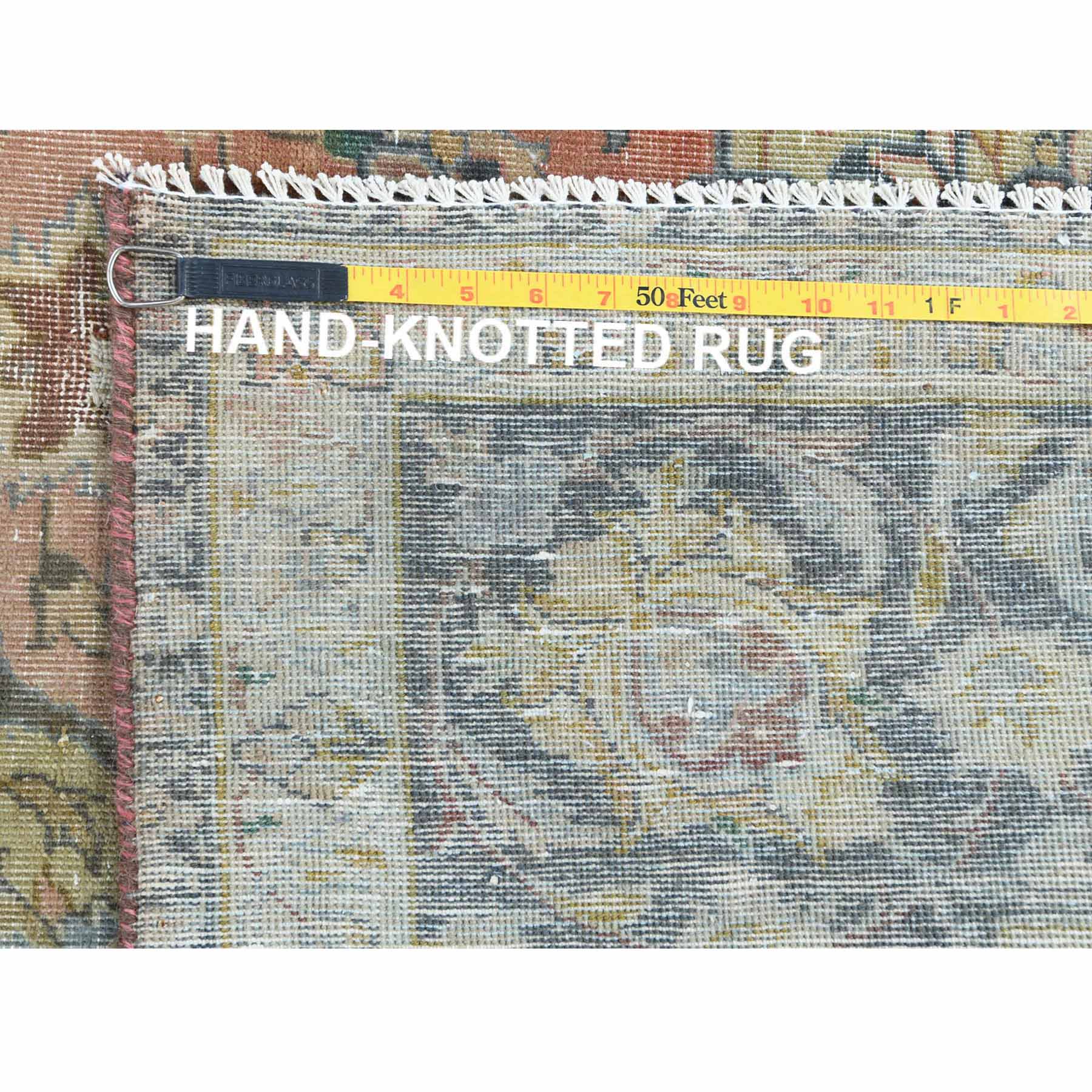 Overdyed-Vintage-Hand-Knotted-Rug-308150