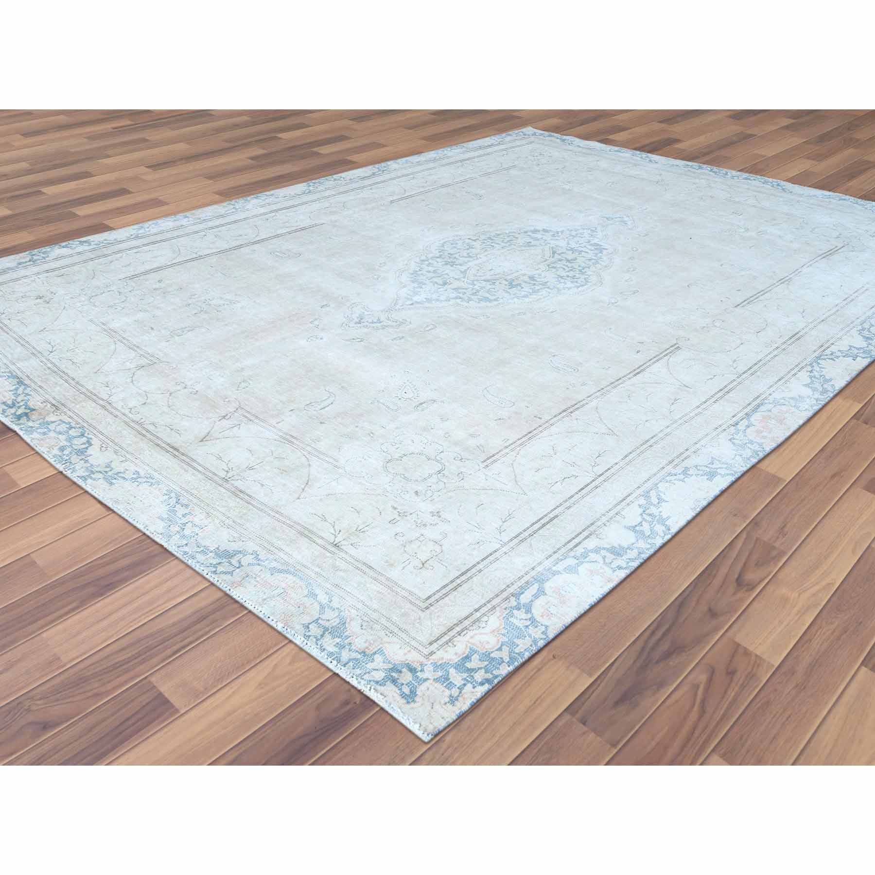 Overdyed-Vintage-Hand-Knotted-Rug-308540