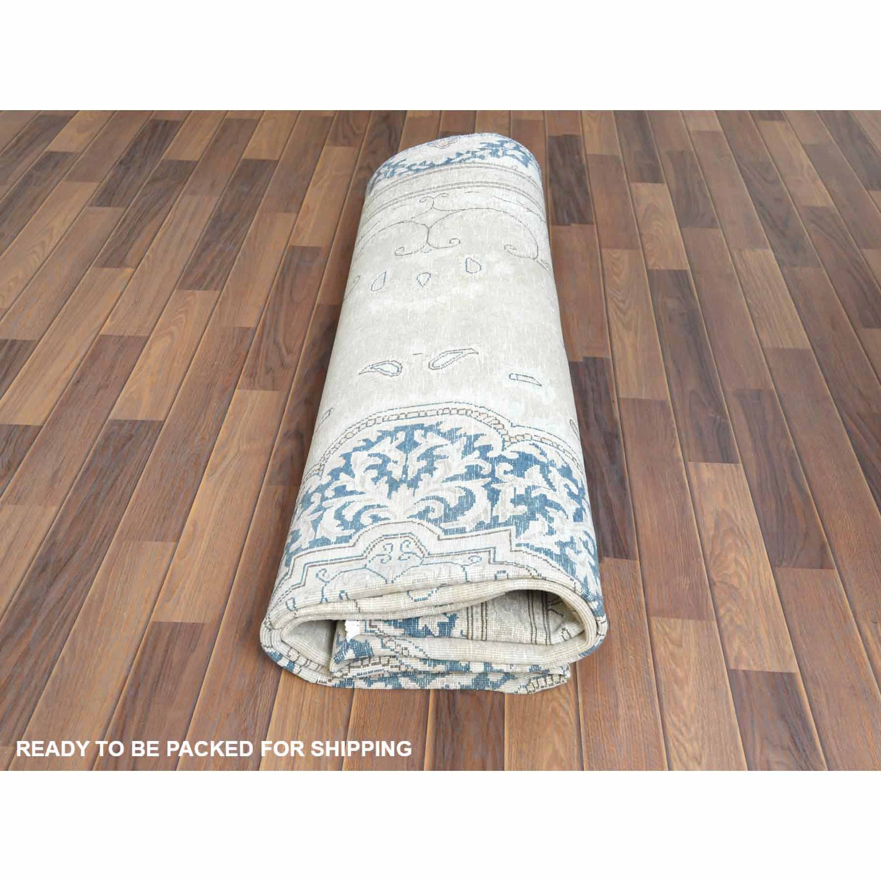 Overdyed-Vintage-Hand-Knotted-Rug-308540