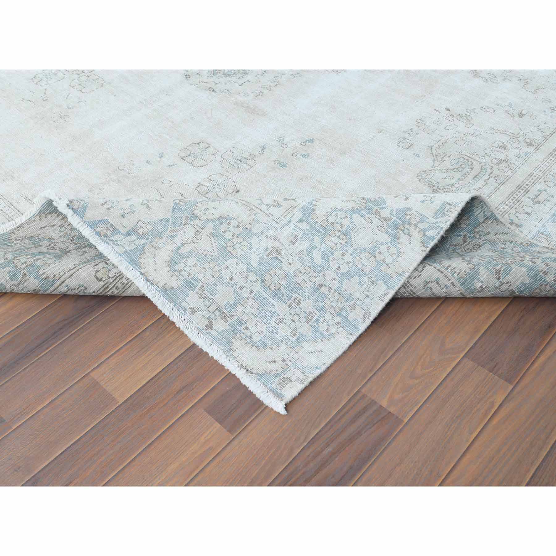 Overdyed-Vintage-Hand-Knotted-Rug-308950