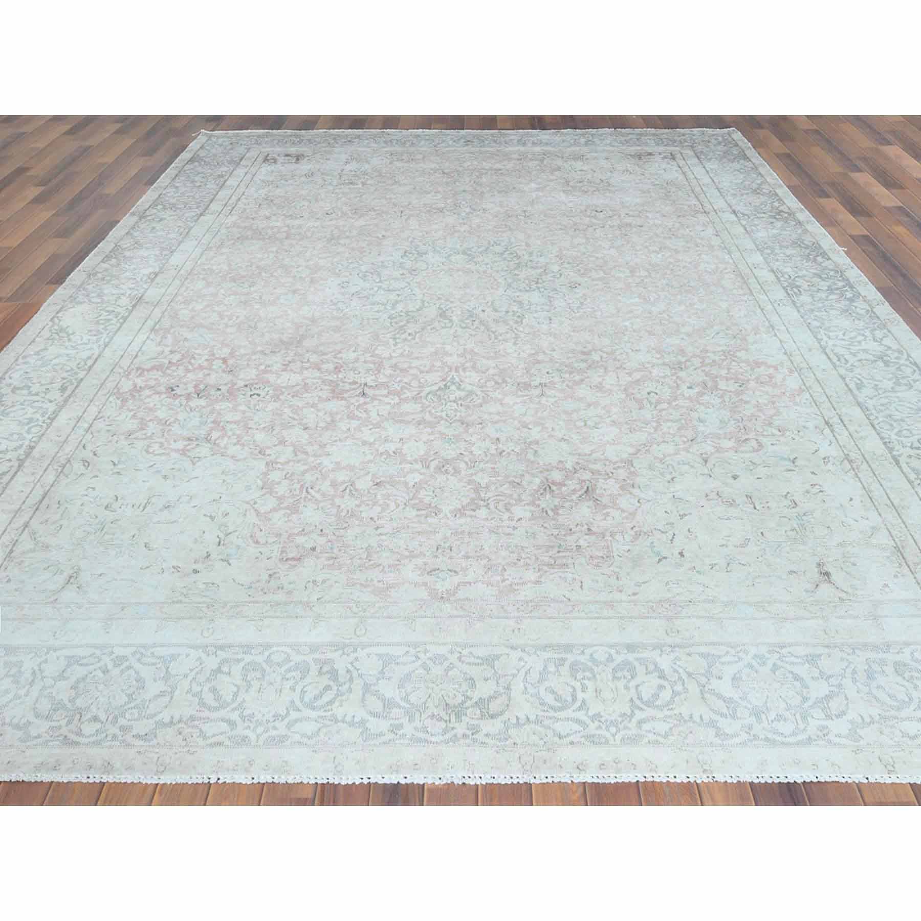 Overdyed-Vintage-Hand-Knotted-Rug-308975