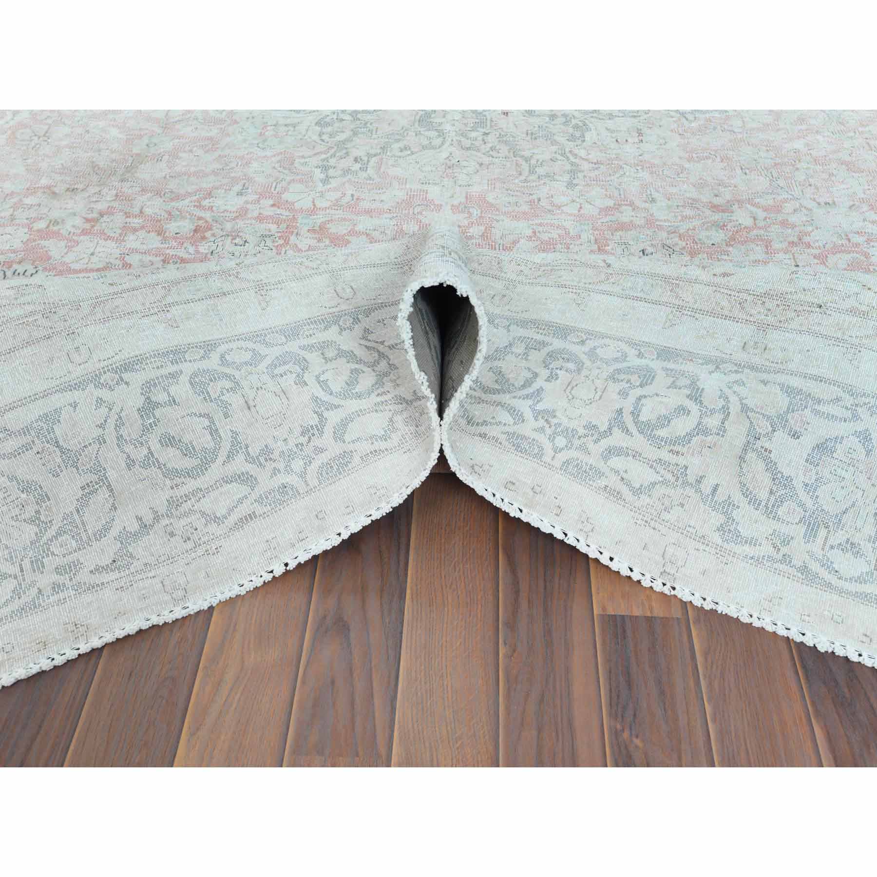 Overdyed-Vintage-Hand-Knotted-Rug-308975