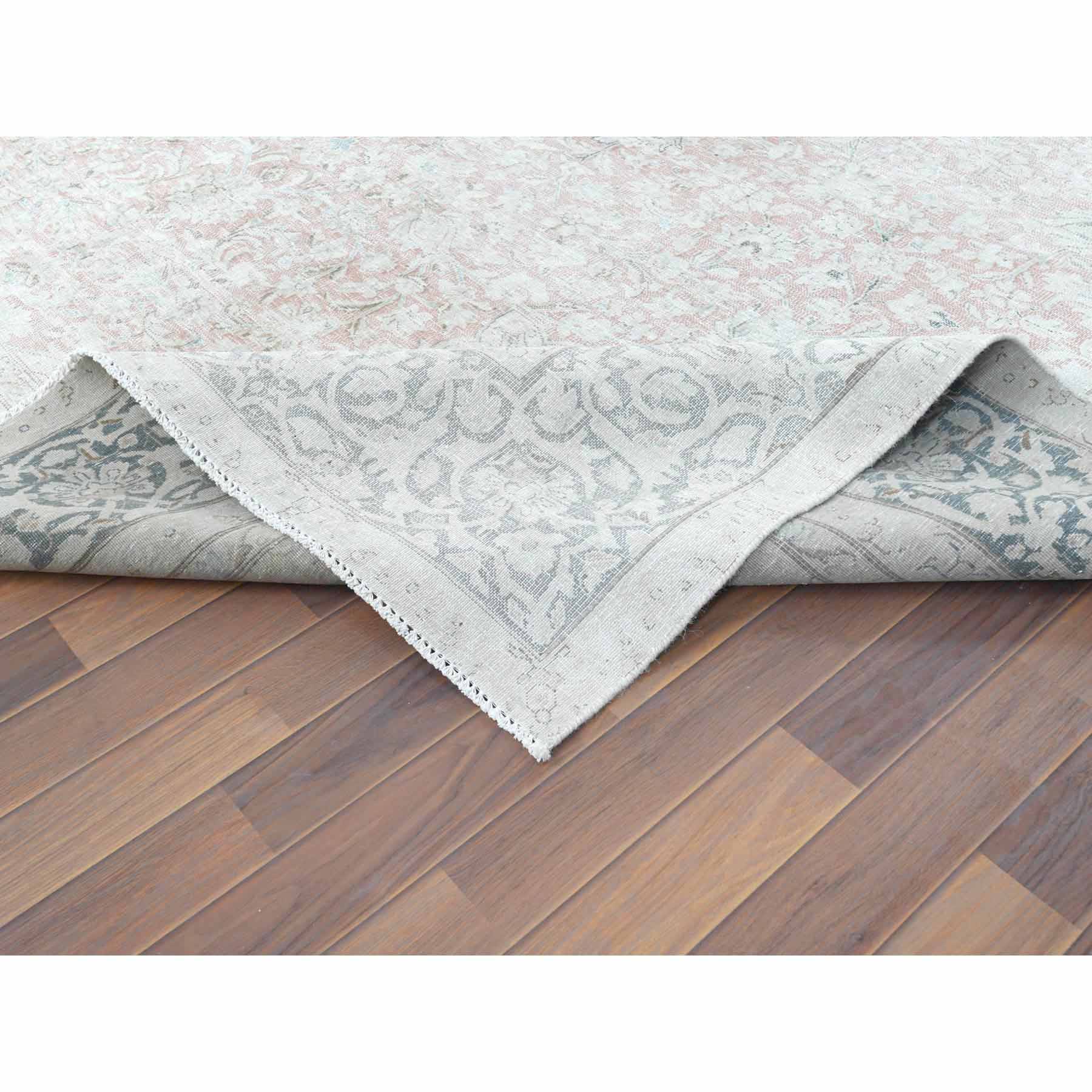 Overdyed-Vintage-Hand-Knotted-Rug-308975