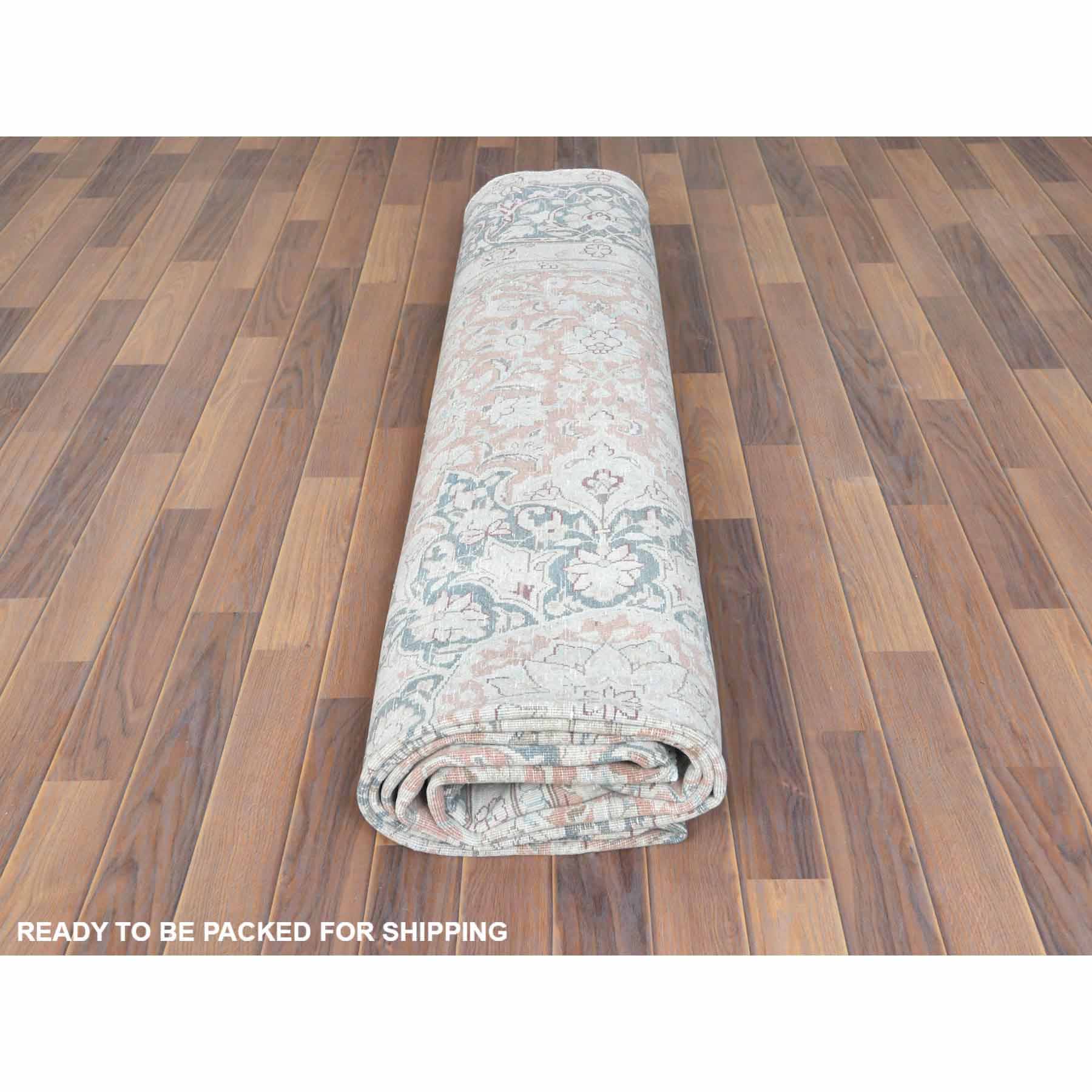 Overdyed-Vintage-Hand-Knotted-Rug-308975