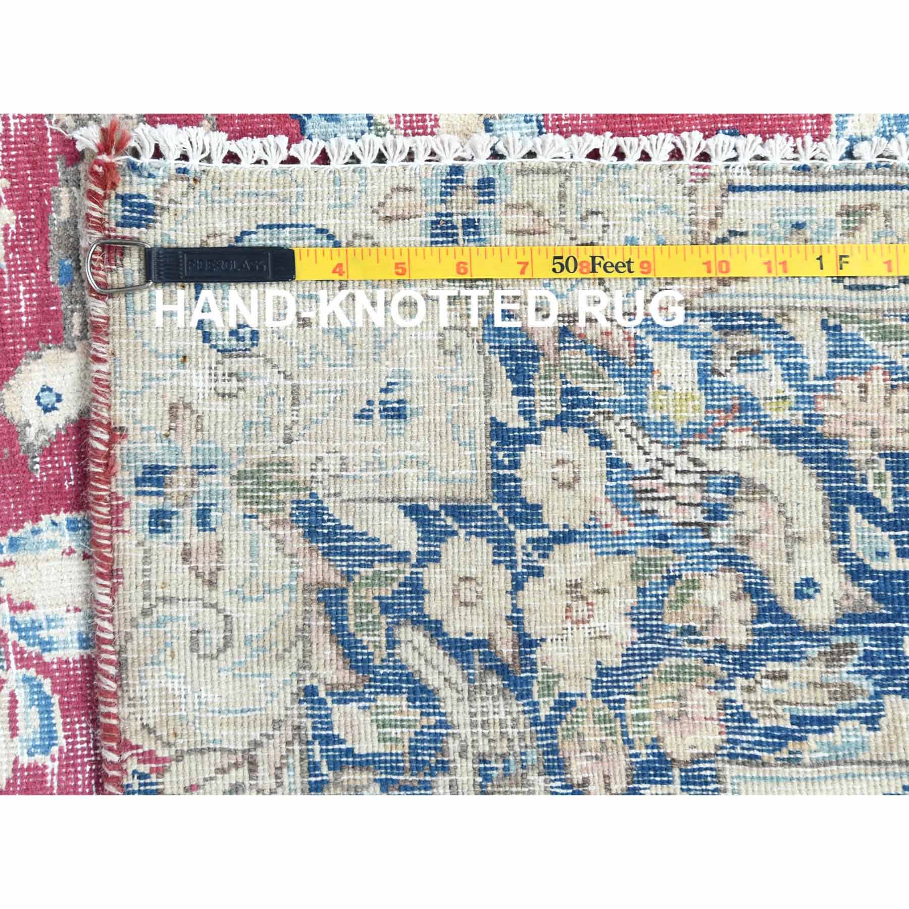 Overdyed-Vintage-Hand-Knotted-Rug-308990
