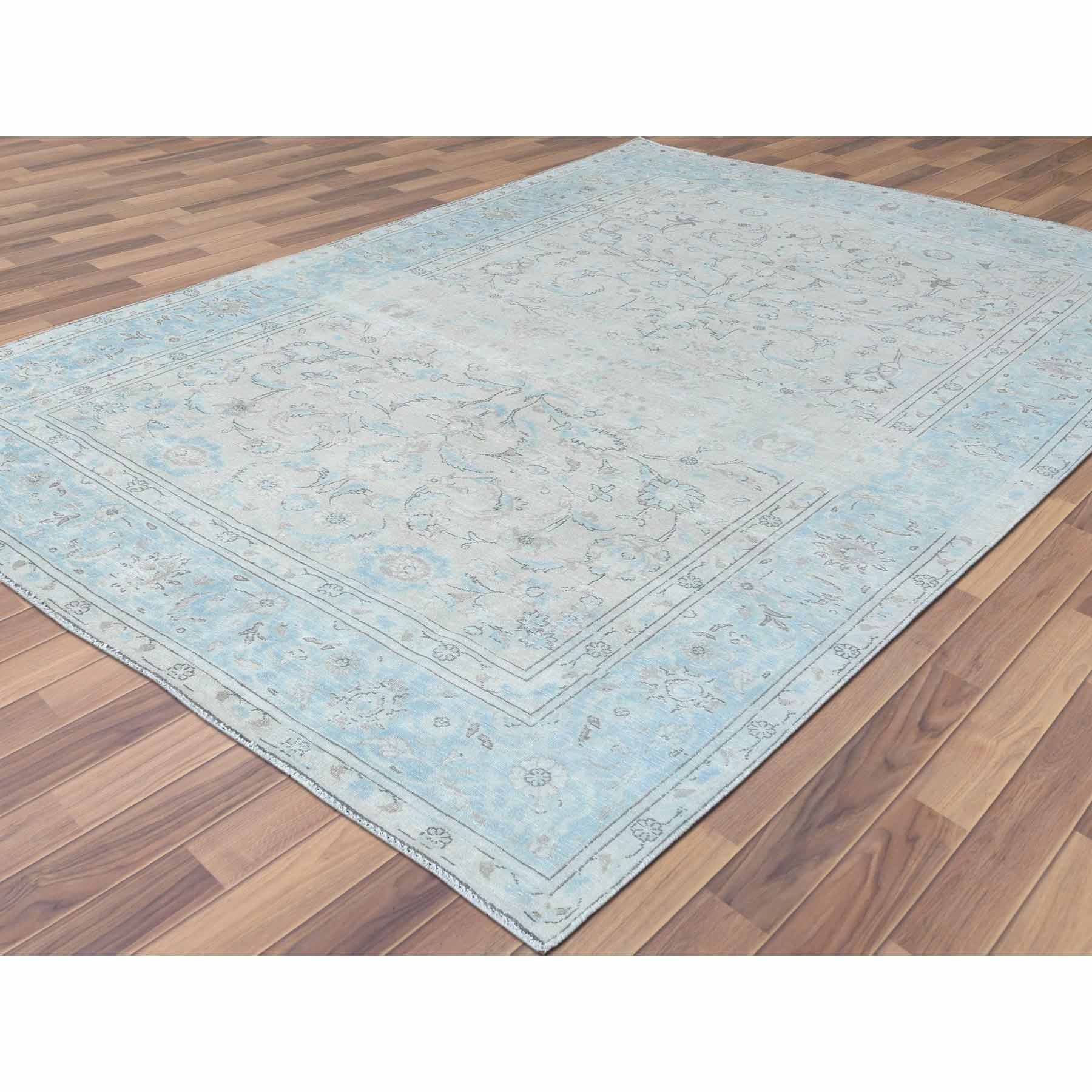 Overdyed-Vintage-Hand-Knotted-Rug-308995