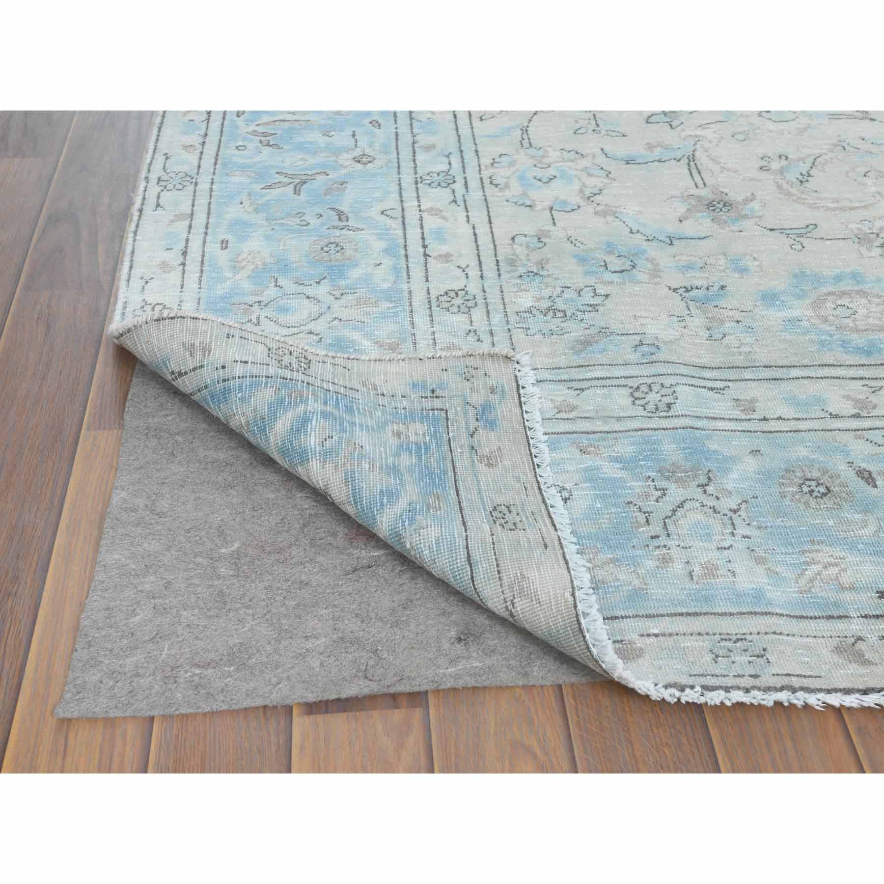 Overdyed-Vintage-Hand-Knotted-Rug-308995