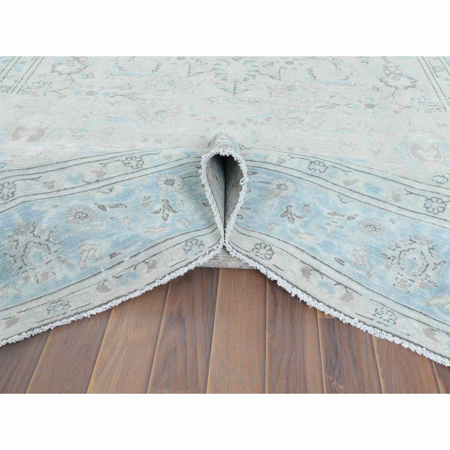 Overdyed-Vintage-Hand-Knotted-Rug-308995