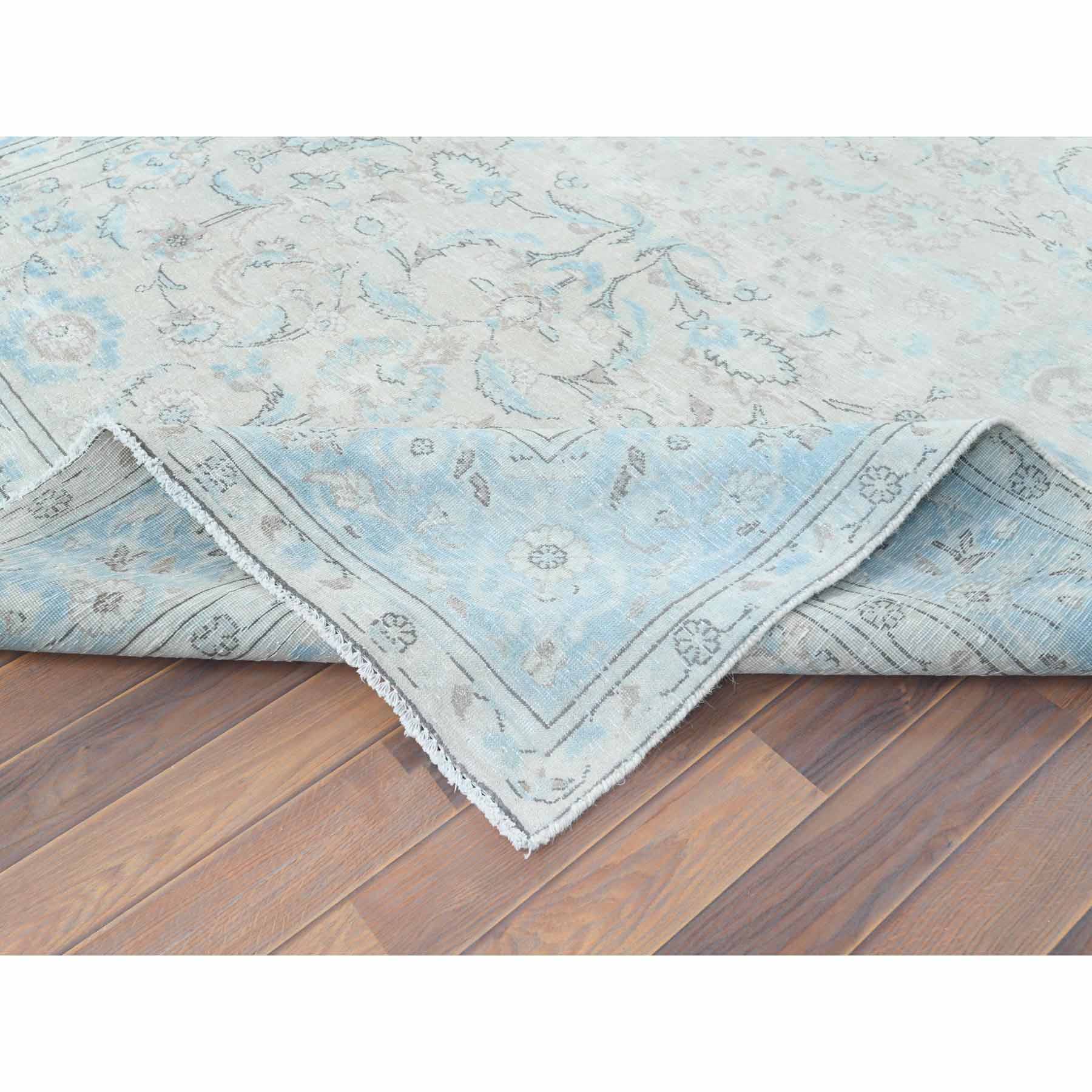 Overdyed-Vintage-Hand-Knotted-Rug-308995