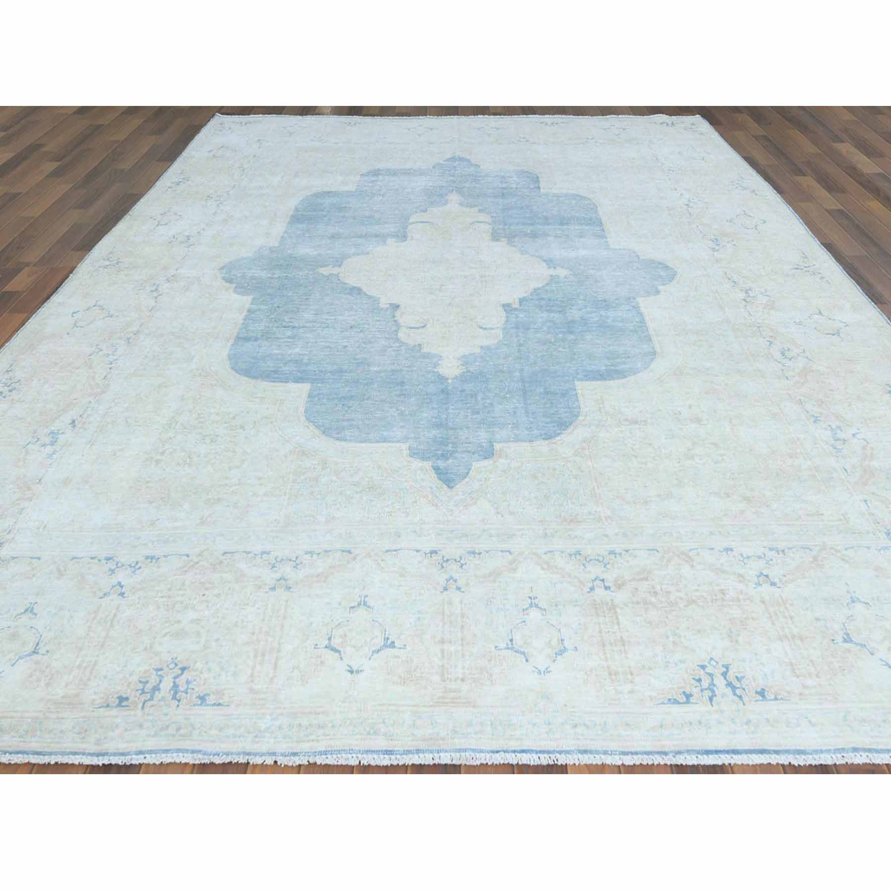 Overdyed-Vintage-Hand-Knotted-Rug-309000