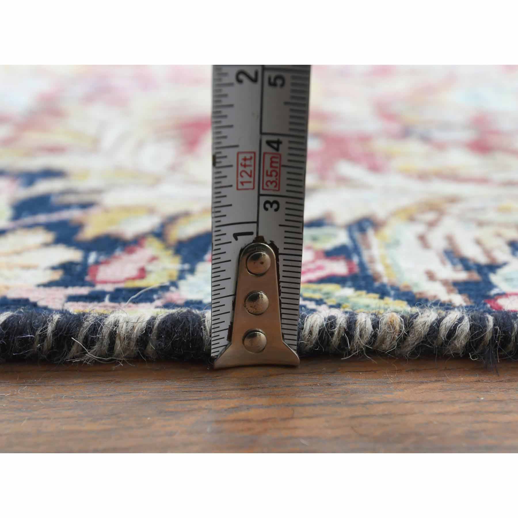 Overdyed-Vintage-Hand-Knotted-Rug-309005