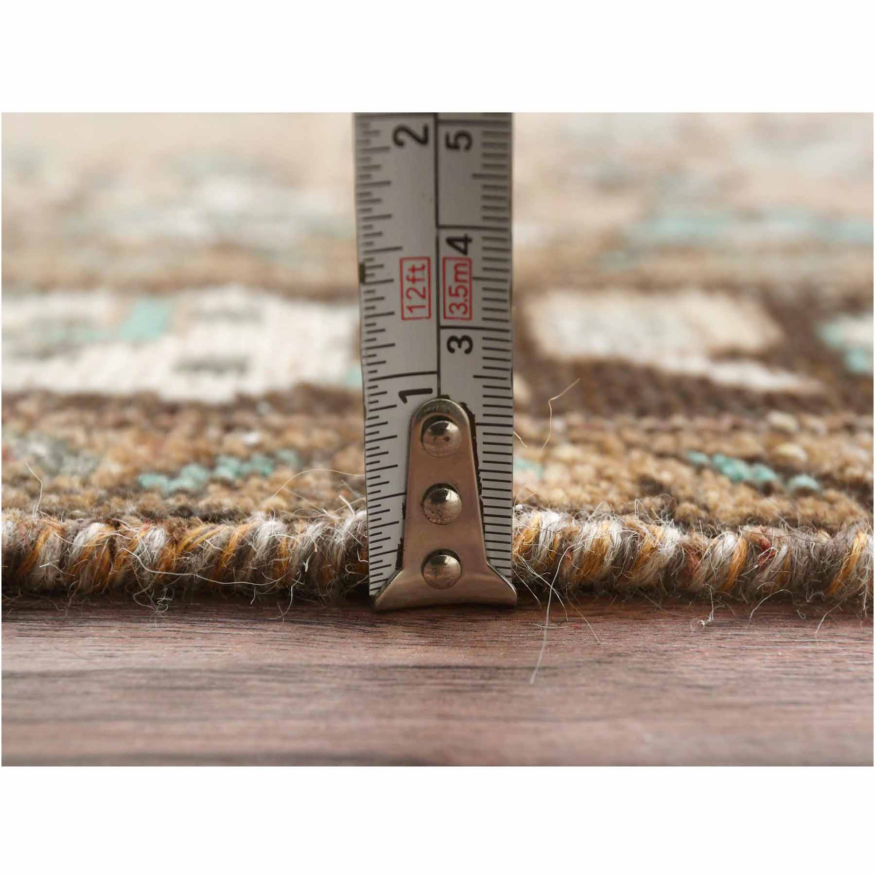 Overdyed-Vintage-Hand-Knotted-Rug-309295