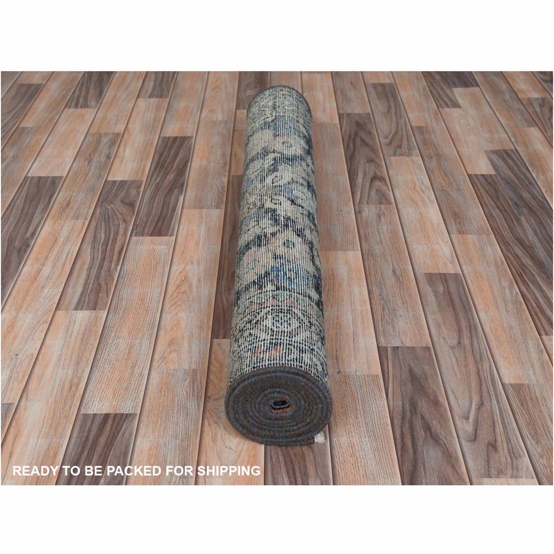 Overdyed-Vintage-Hand-Knotted-Rug-309305