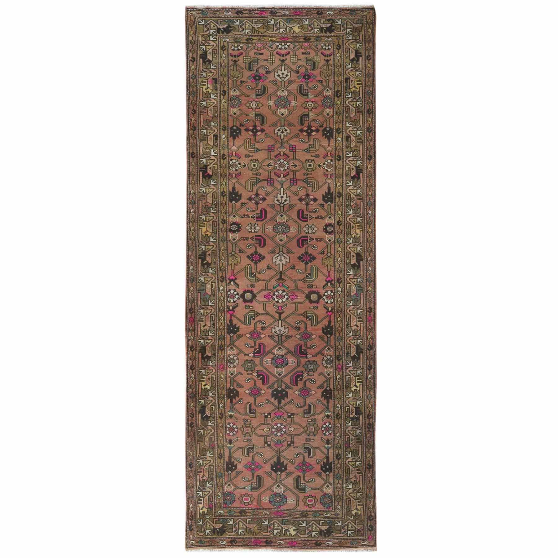 Overdyed-Vintage-Hand-Knotted-Rug-309315