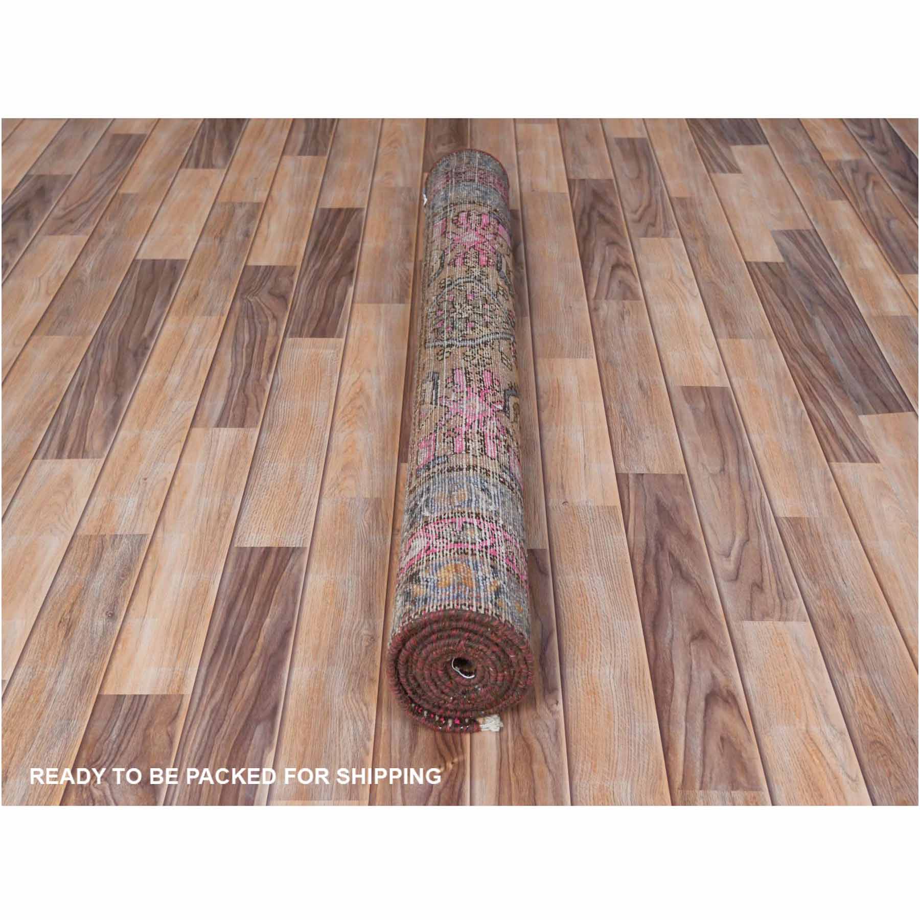 Overdyed-Vintage-Hand-Knotted-Rug-309345