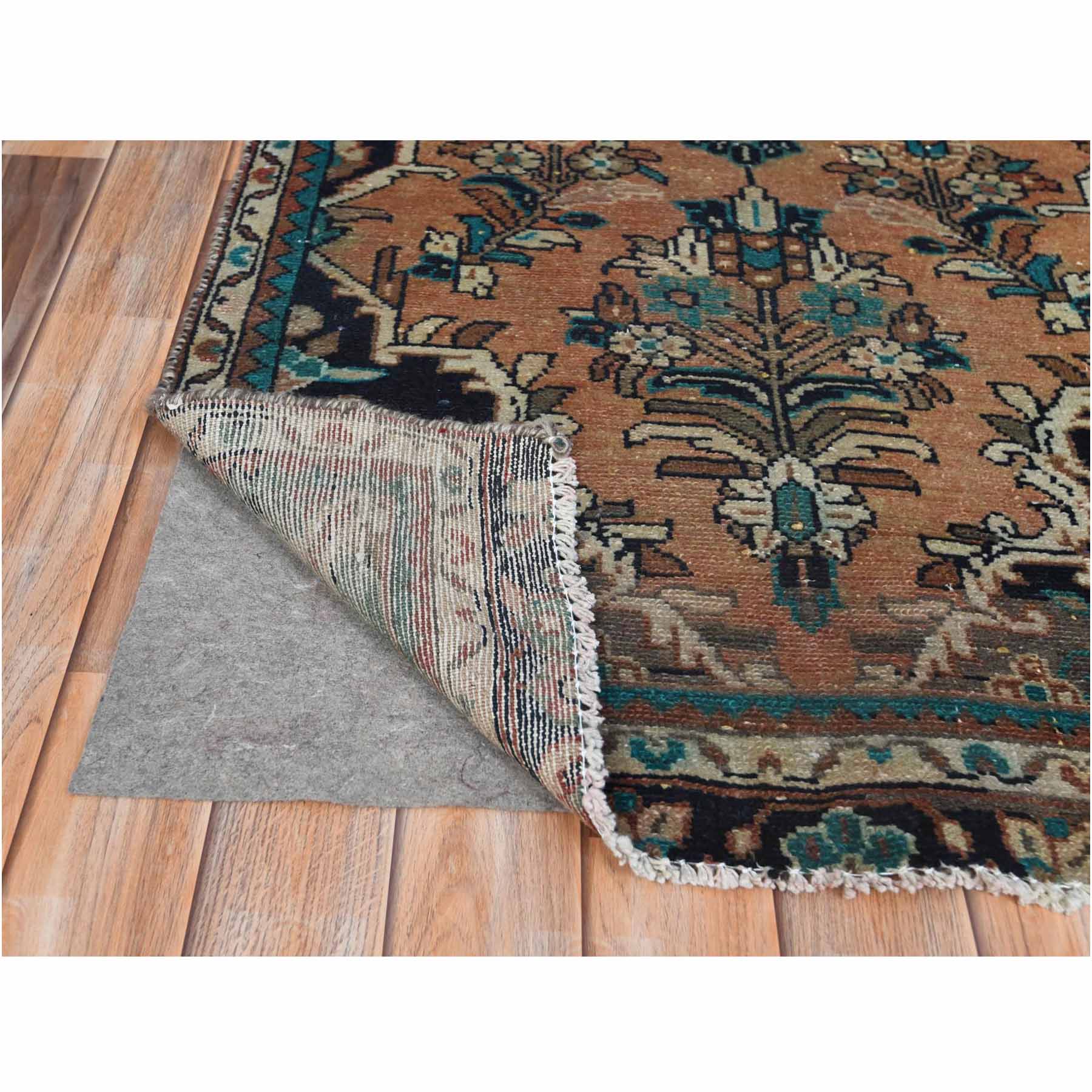Overdyed-Vintage-Hand-Knotted-Rug-309355
