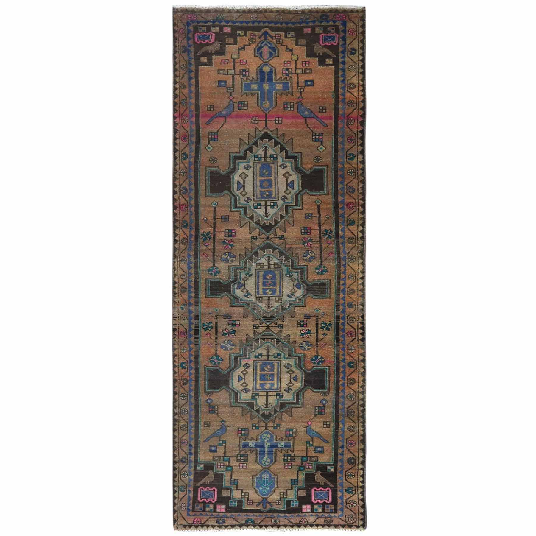 Overdyed-Vintage-Hand-Knotted-Rug-309360