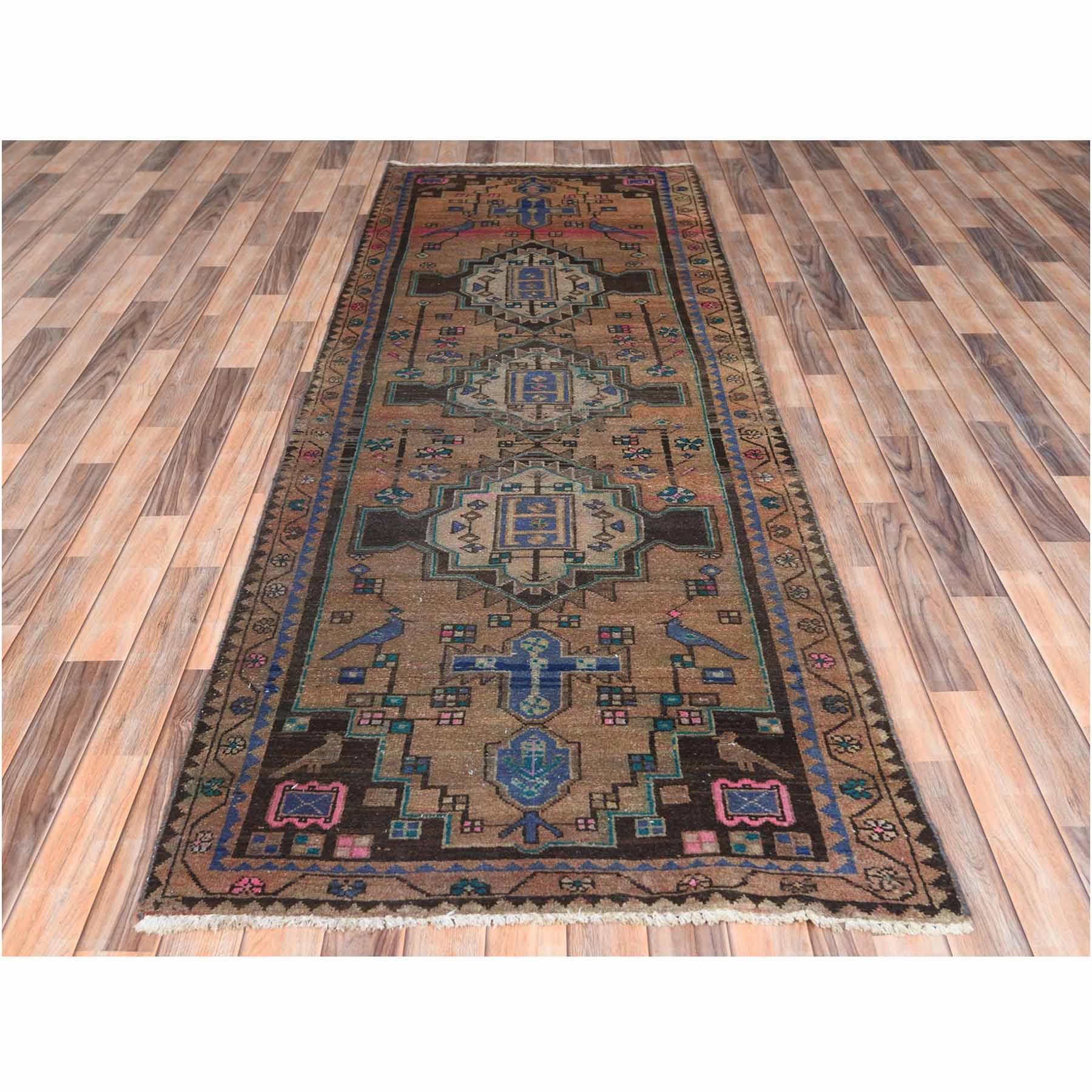 Overdyed-Vintage-Hand-Knotted-Rug-309360